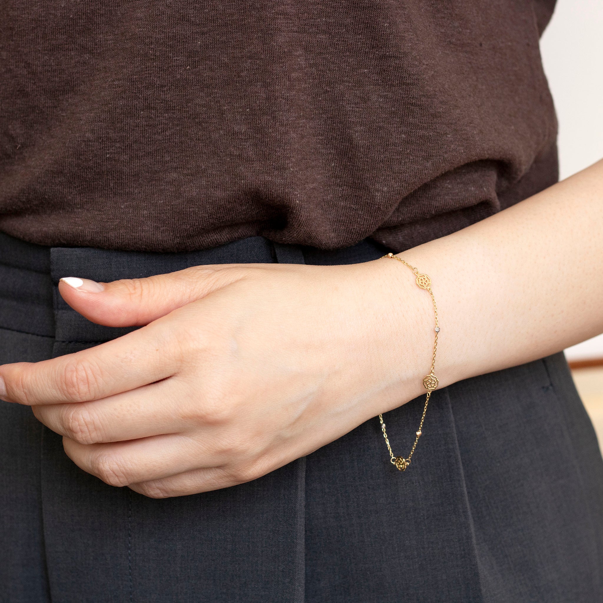 遺品整理　ネックレスとブレスレットセット セリサイト ネックレス・ブレスレットセット〜