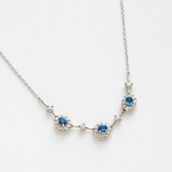 限定1点】アウイナイト/ダイヤモンド プラチナネックレス(鑑別書付き