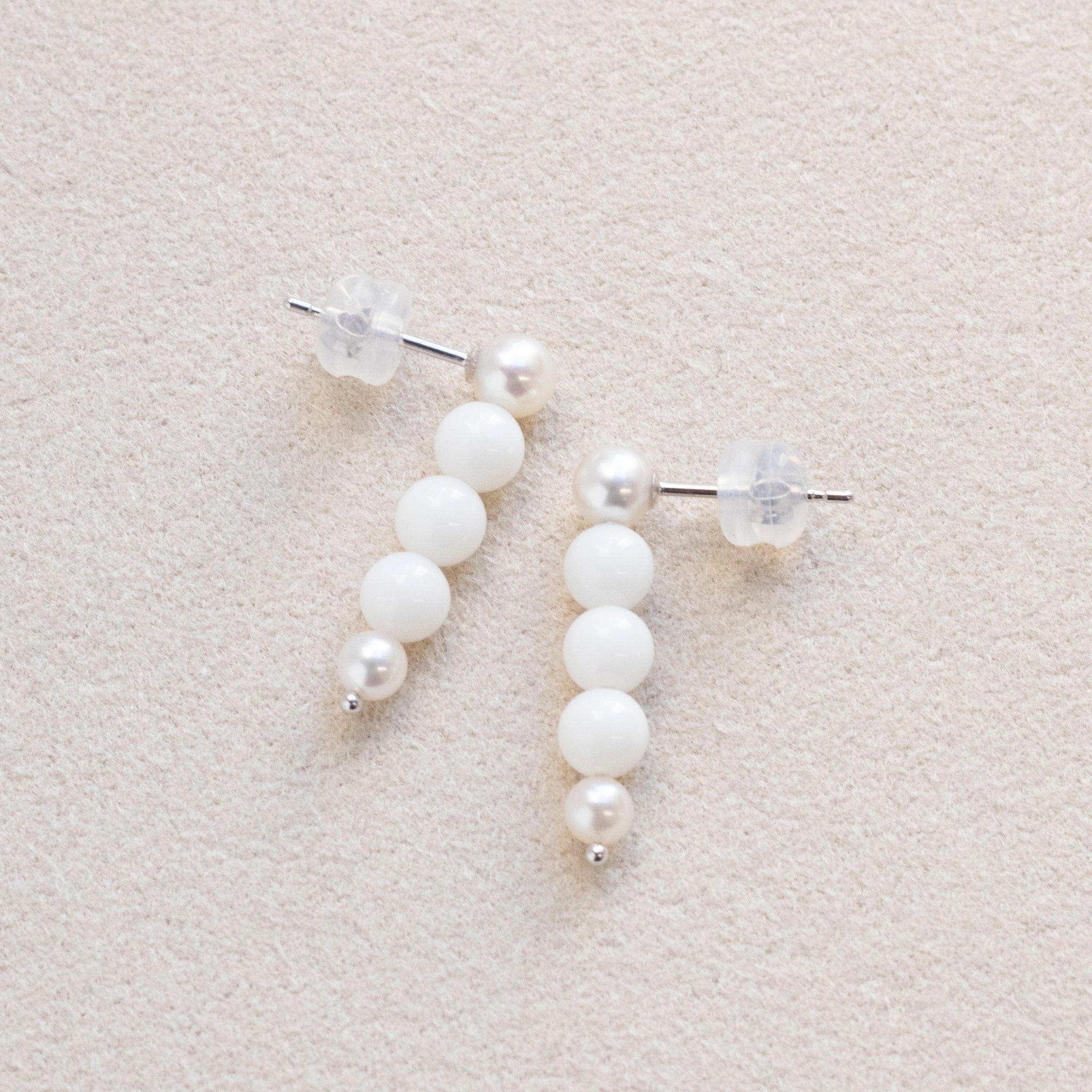 【限定15点】サンゴ/パール K14ピアス(アコヤ真珠/3～4mm/3月誕生石)《25T10120》
