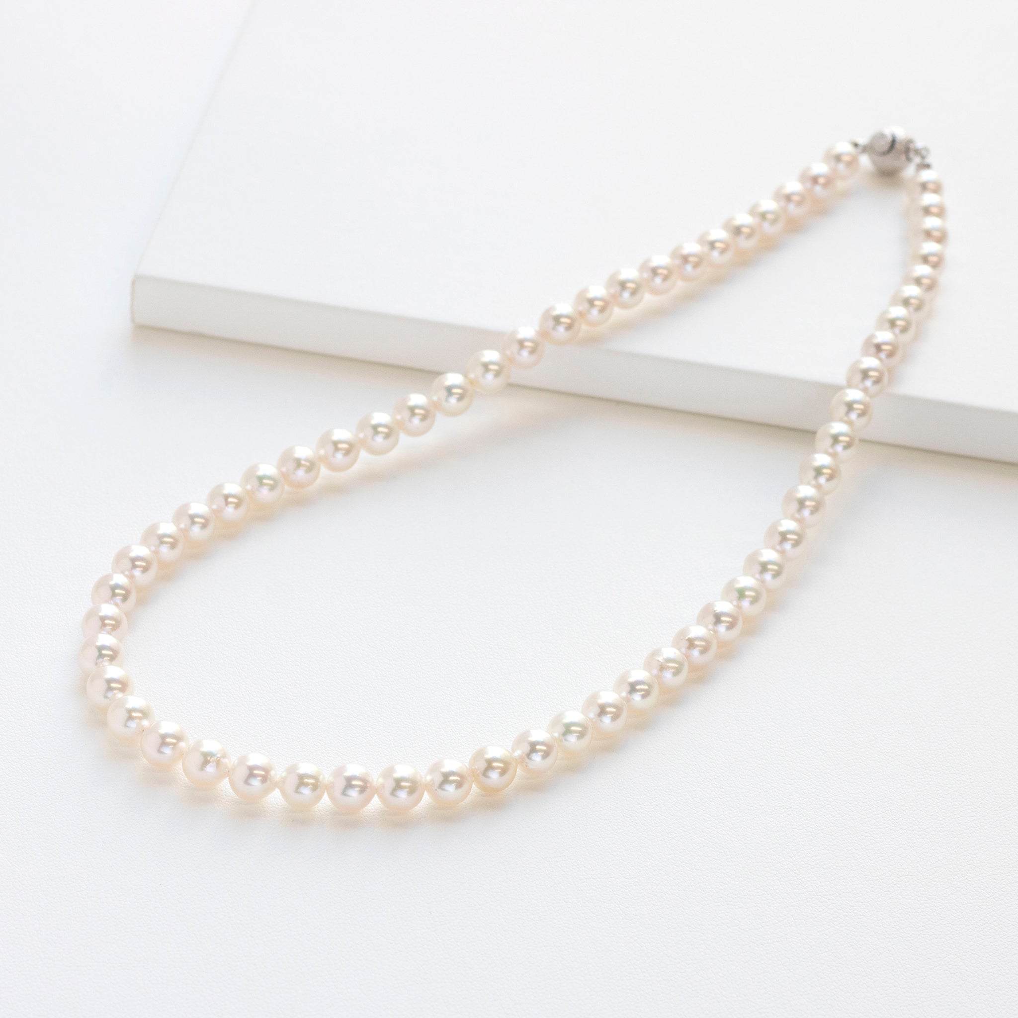 【限定3点】パールネックレス(アコヤ真珠/6.5mm/6月誕生石)《25T10134》