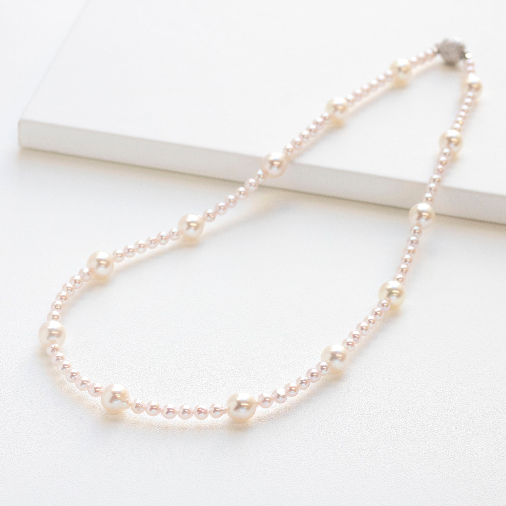 【限定1点】パールネックレス(アコヤ真珠/3.5～7mm/6月誕生石)《25T10135》