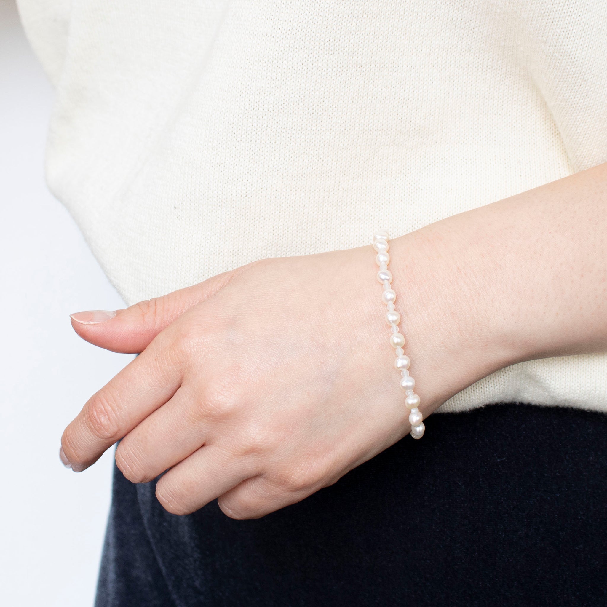 PEARL MOON BRACELET(2ZU0612)K18 ブレスレット｜スター