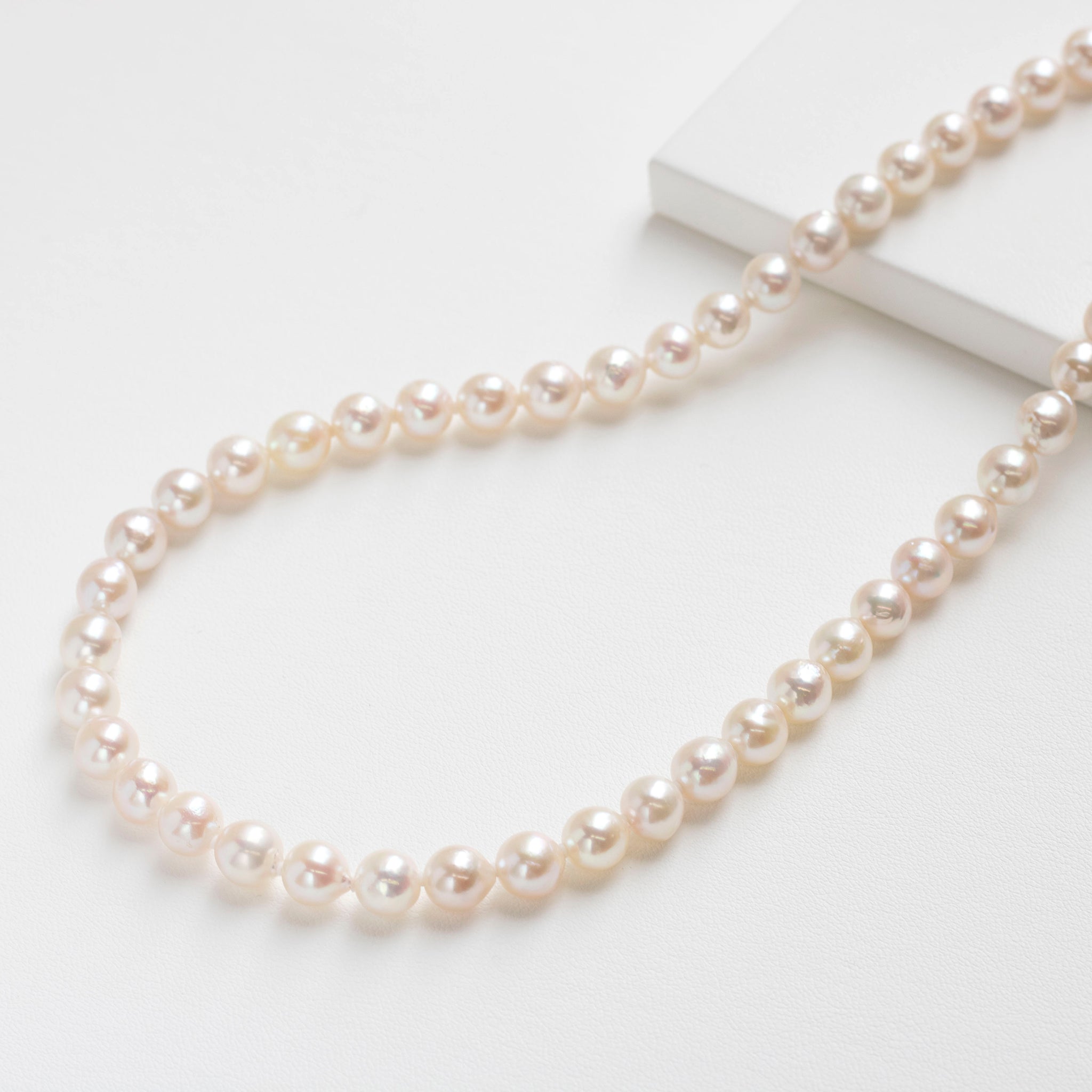 限定数1】パールネックレス(アコヤ真珠/7.5mm/バロック珠/6月