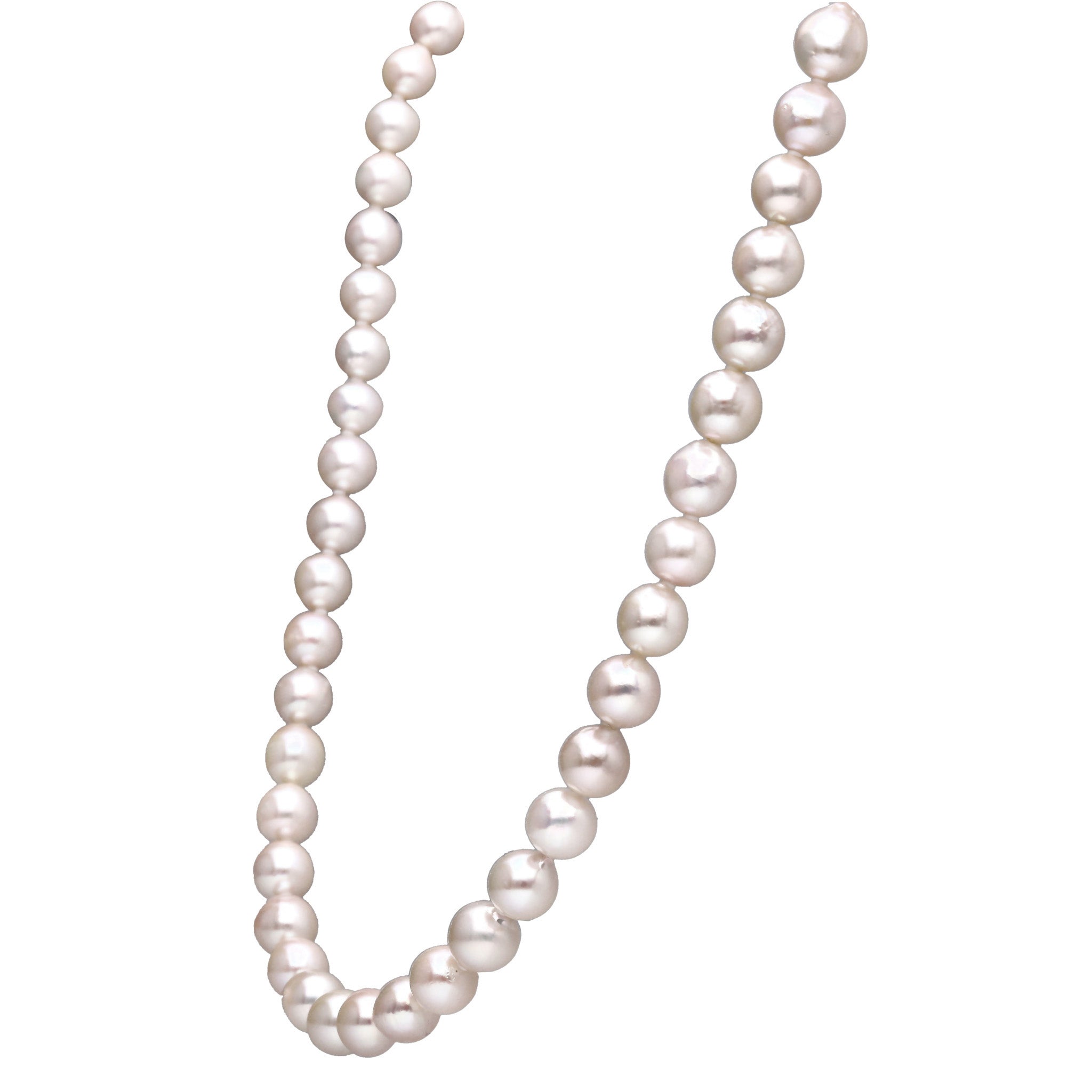 【限定数1】パールネックレス(アコヤ真珠/7.5mm/バロック珠/6月誕生石)《25T10208》
