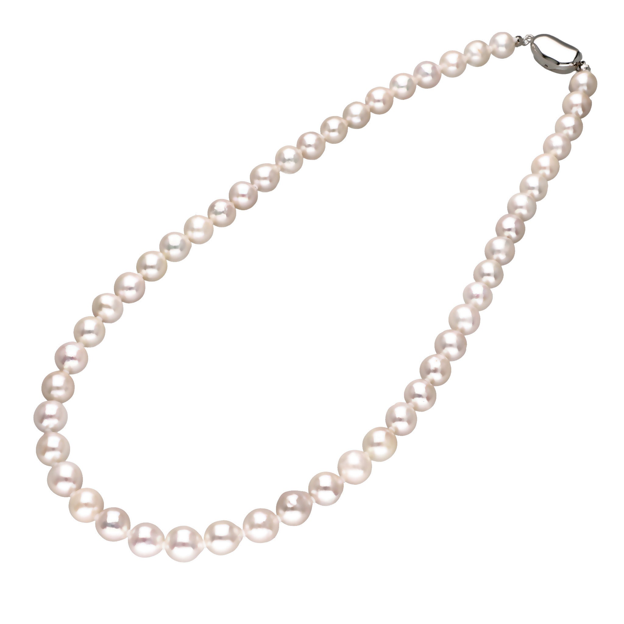 限定数1】パールネックレス(アコヤ真珠/7.5mm/バロック珠/6月