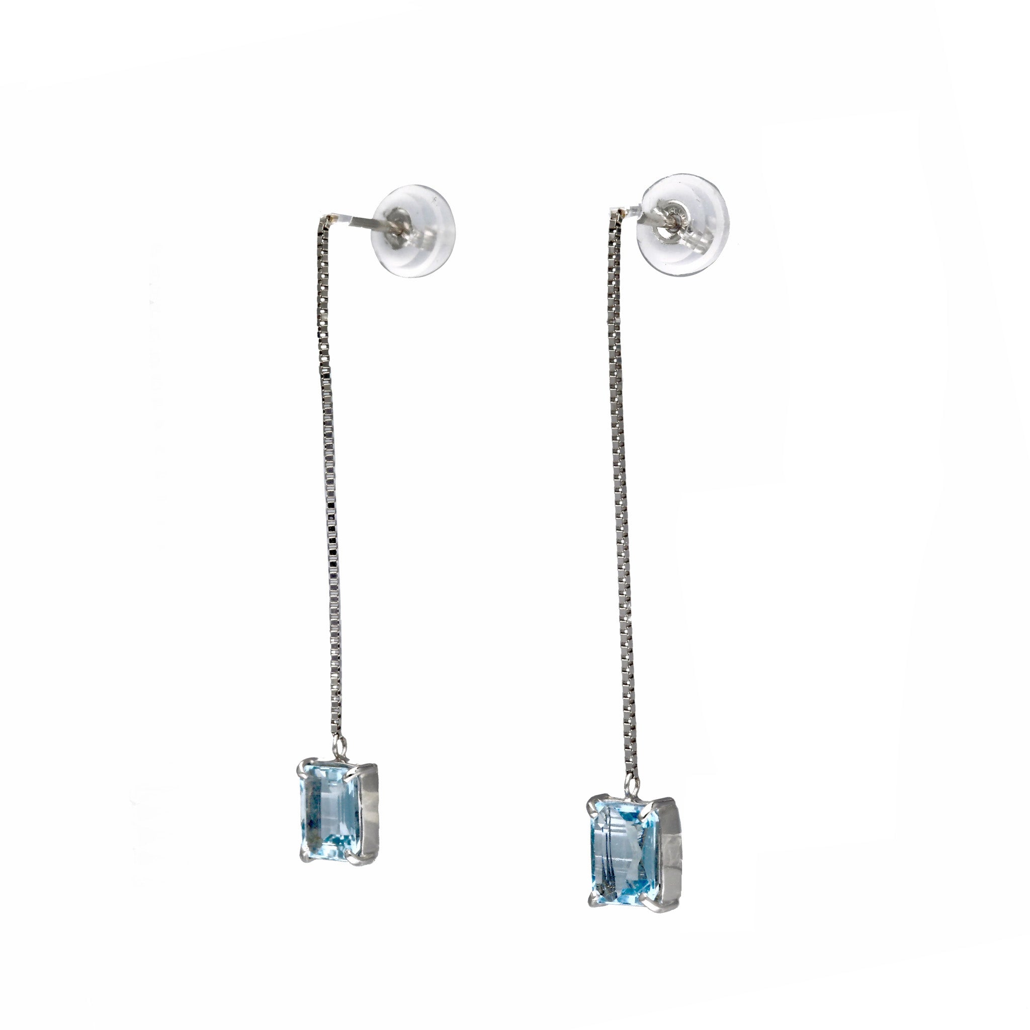 329P【ギフト箱無料】ピアス　アクアマリン　水色　S925　プラチナシルバー 329P【ギフト箱無料】ピアス アクアマリン 水色 S925 プラチナ