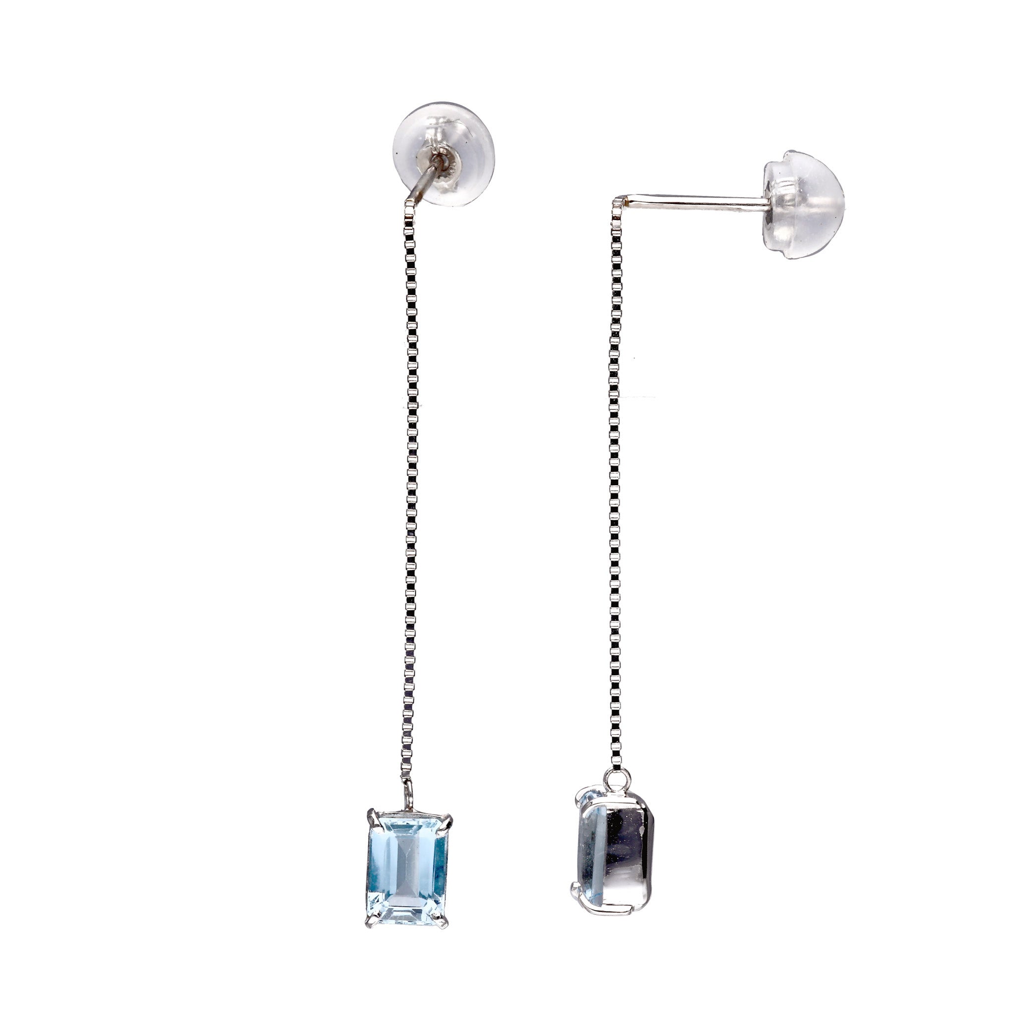 141P∞【フォロー割】ピアス　アクアマリン　ダイヤ　S925　プラチナコート crossfor公式】ピアス PALE TEAR アクアマリン ペアシェイプ