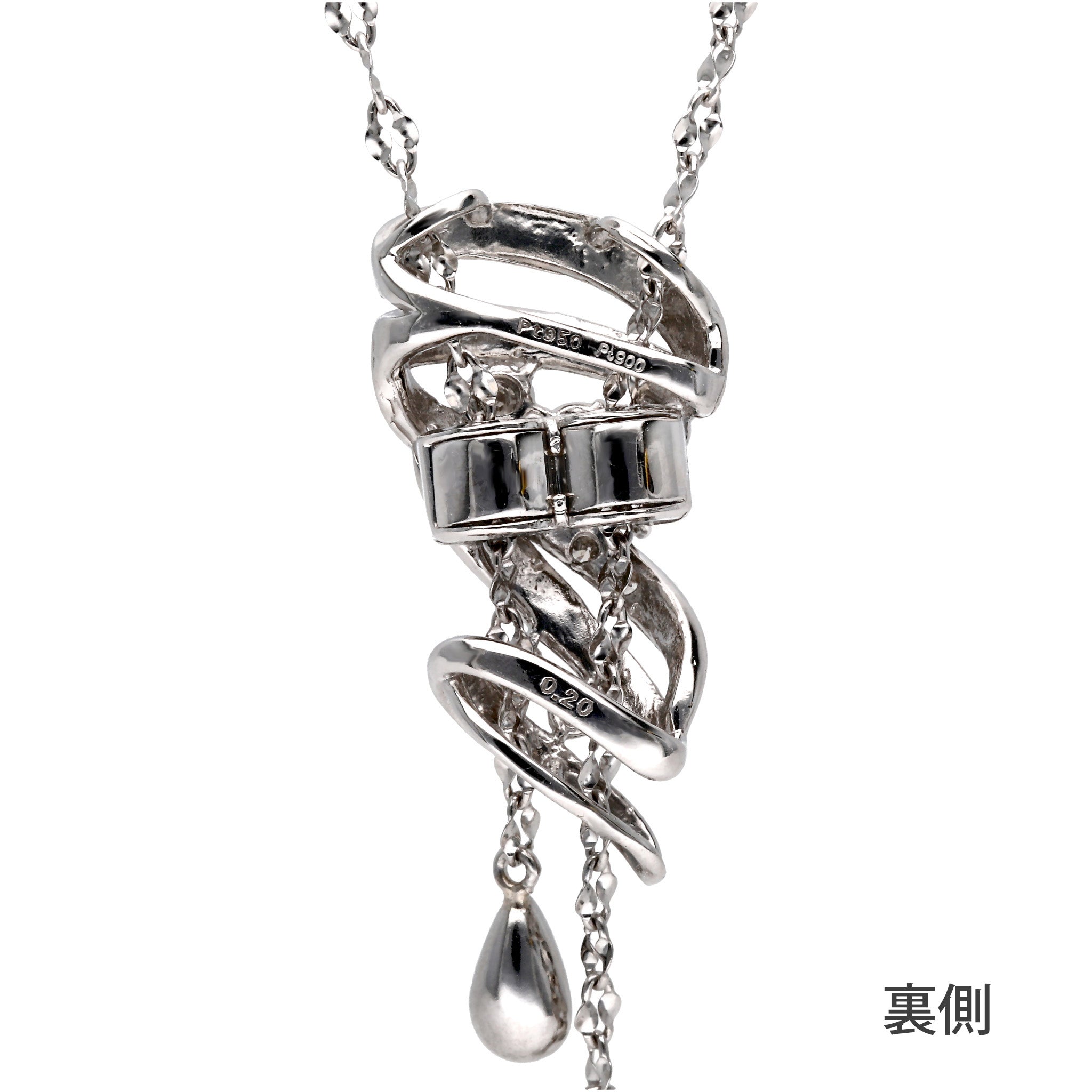 限定数1】ダイヤモンド プラチナネックレス(ロング/70cm