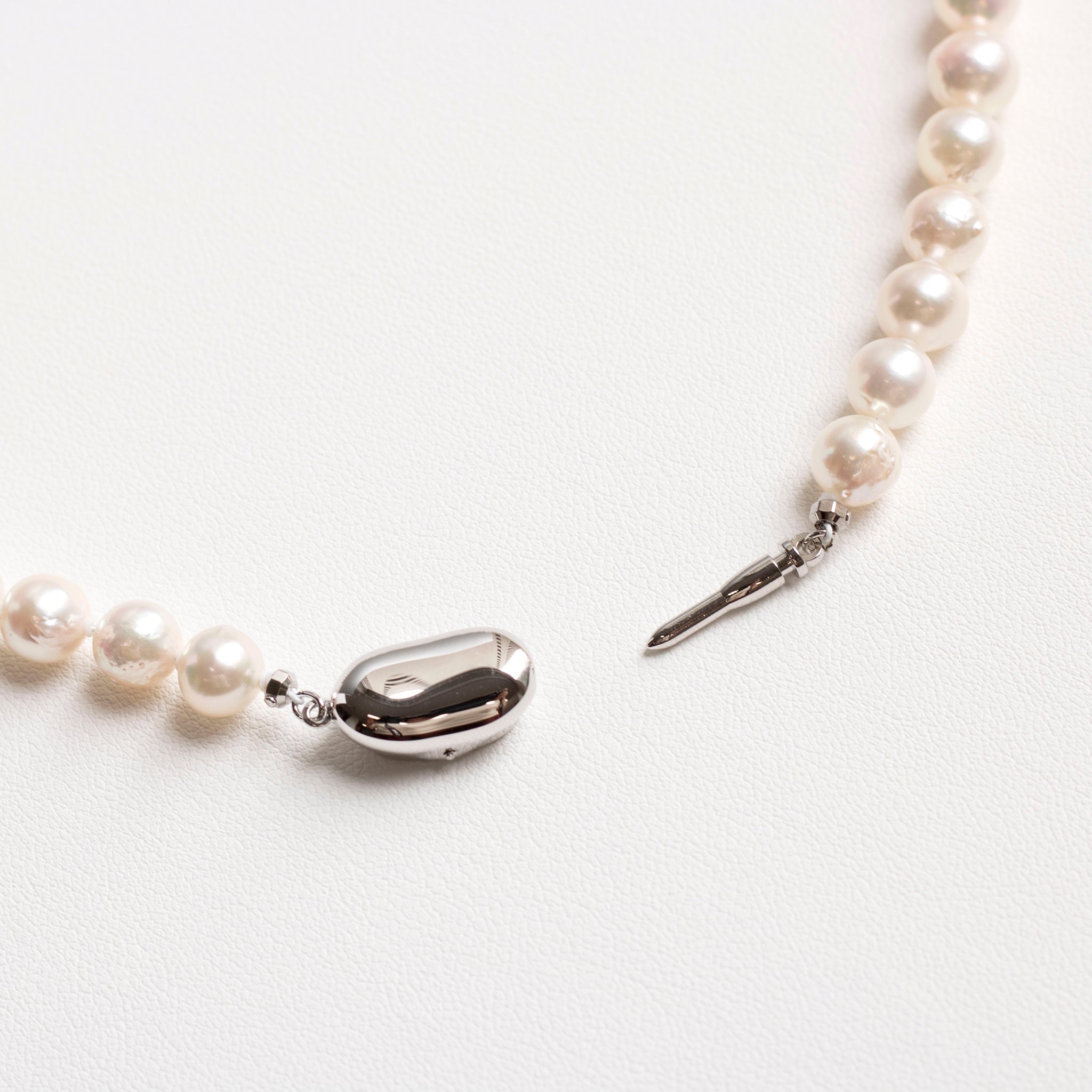 希少カラー【未使用】アコヤ真珠 SILVER ネックレス 8mm 10mm 7.5mmアコヤ真珠マルチカラーネックレス | Moon Label - 大月
