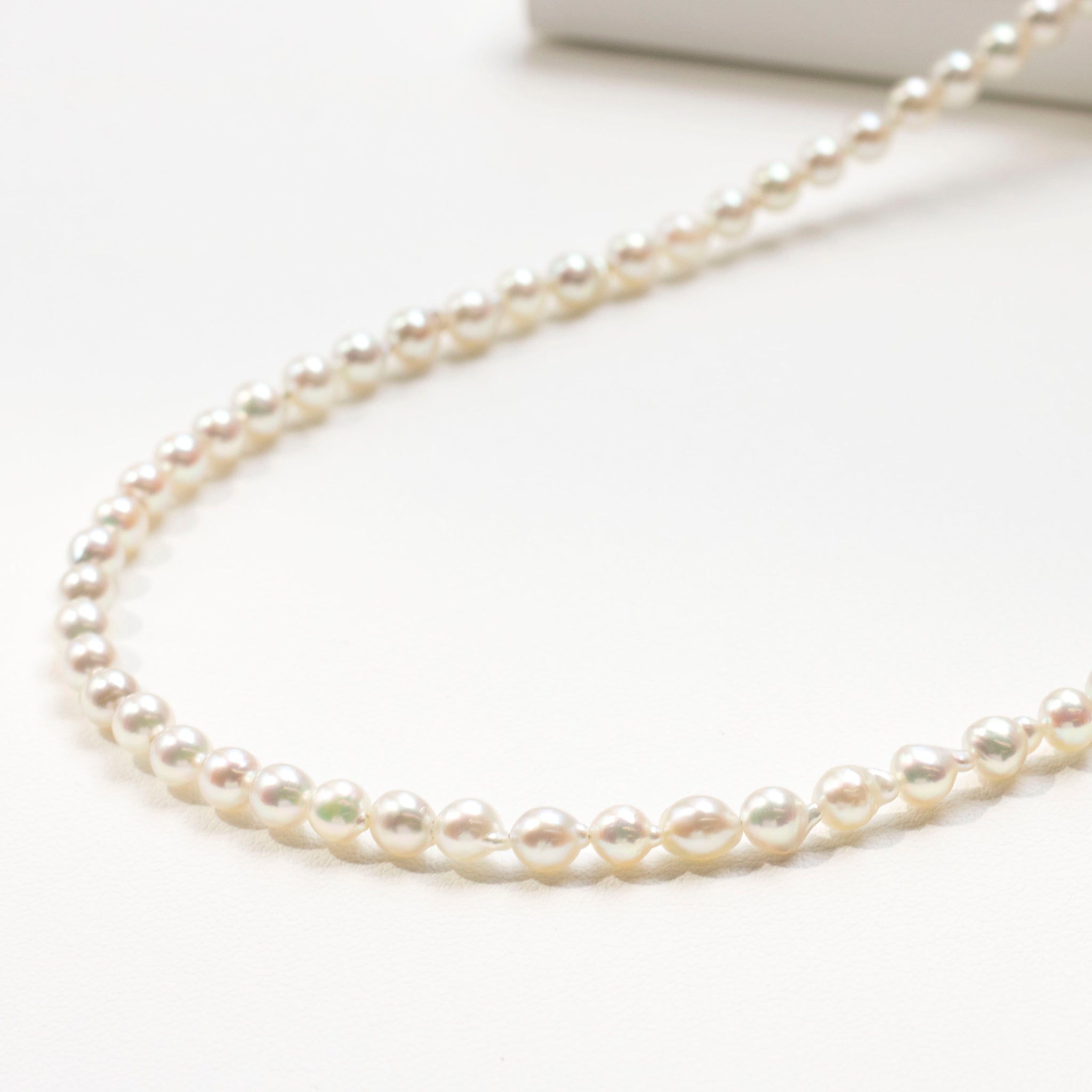 【限定数2】パール ネックレス(アコヤ真珠/4mm/6月誕生石)《25T10264》