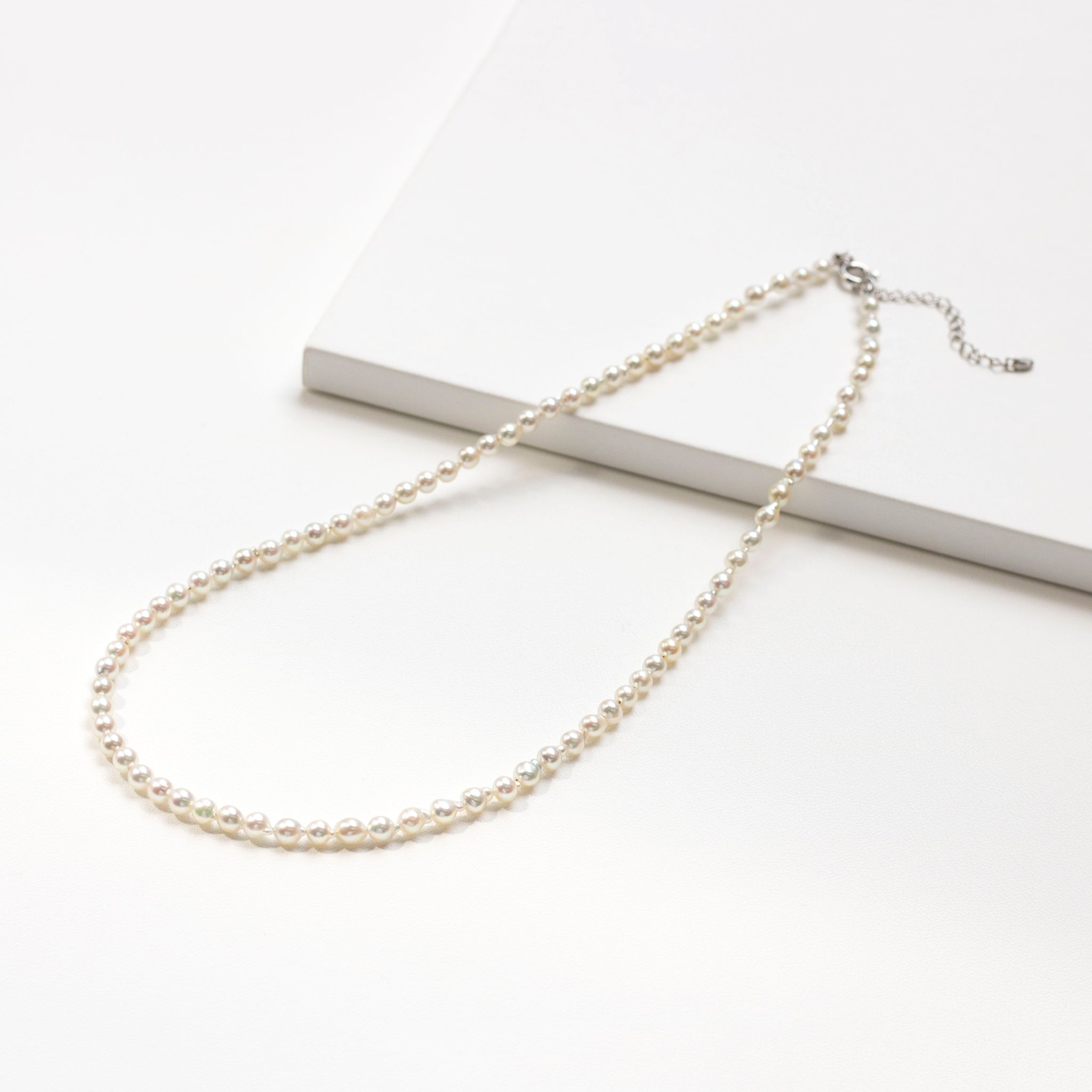 【限定数2】パール ネックレス(アコヤ真珠/4mm/6月誕生石)《25T10264》