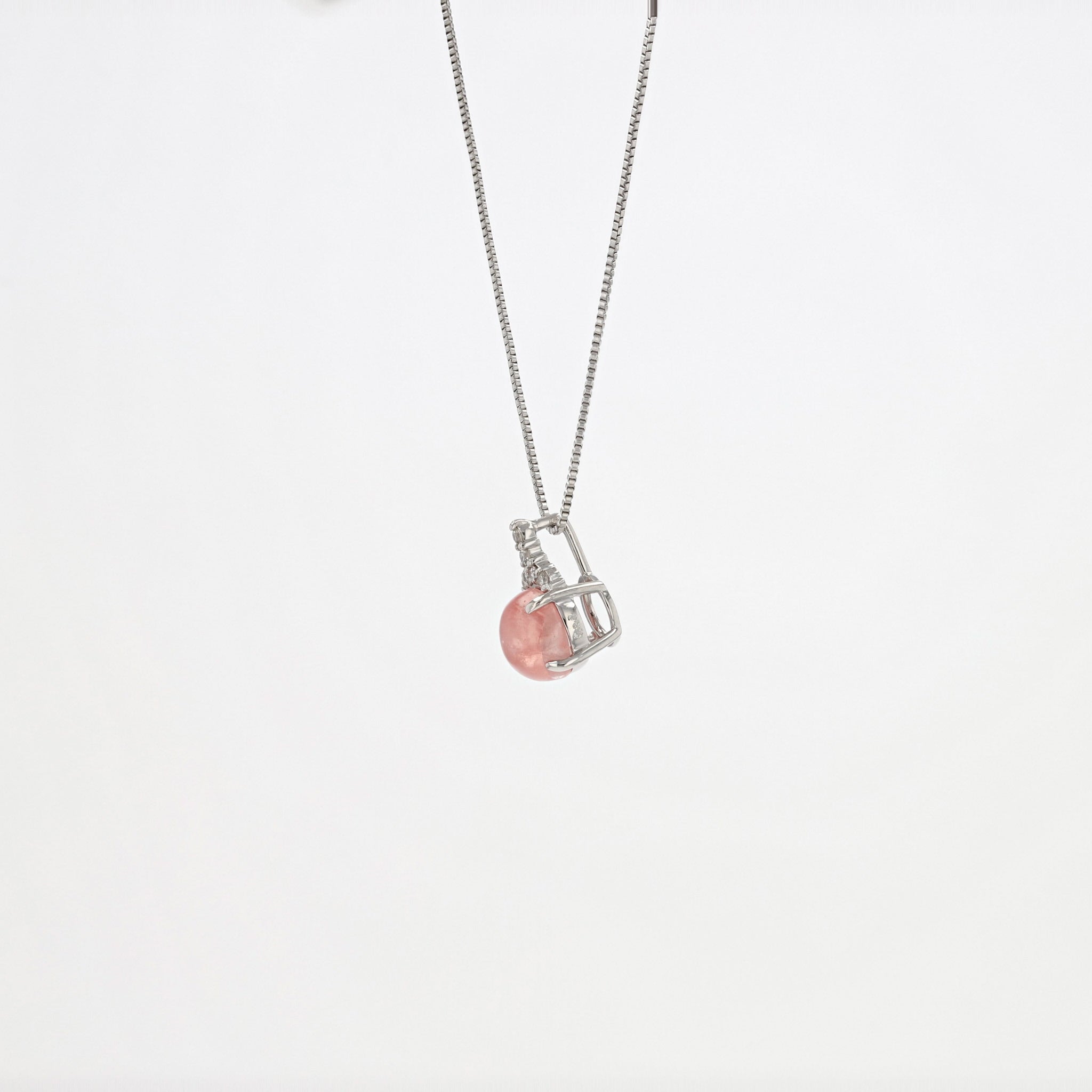 【限定数1】ロードクロサイト/ダイヤモンド プラチナネックレス《25T10271》