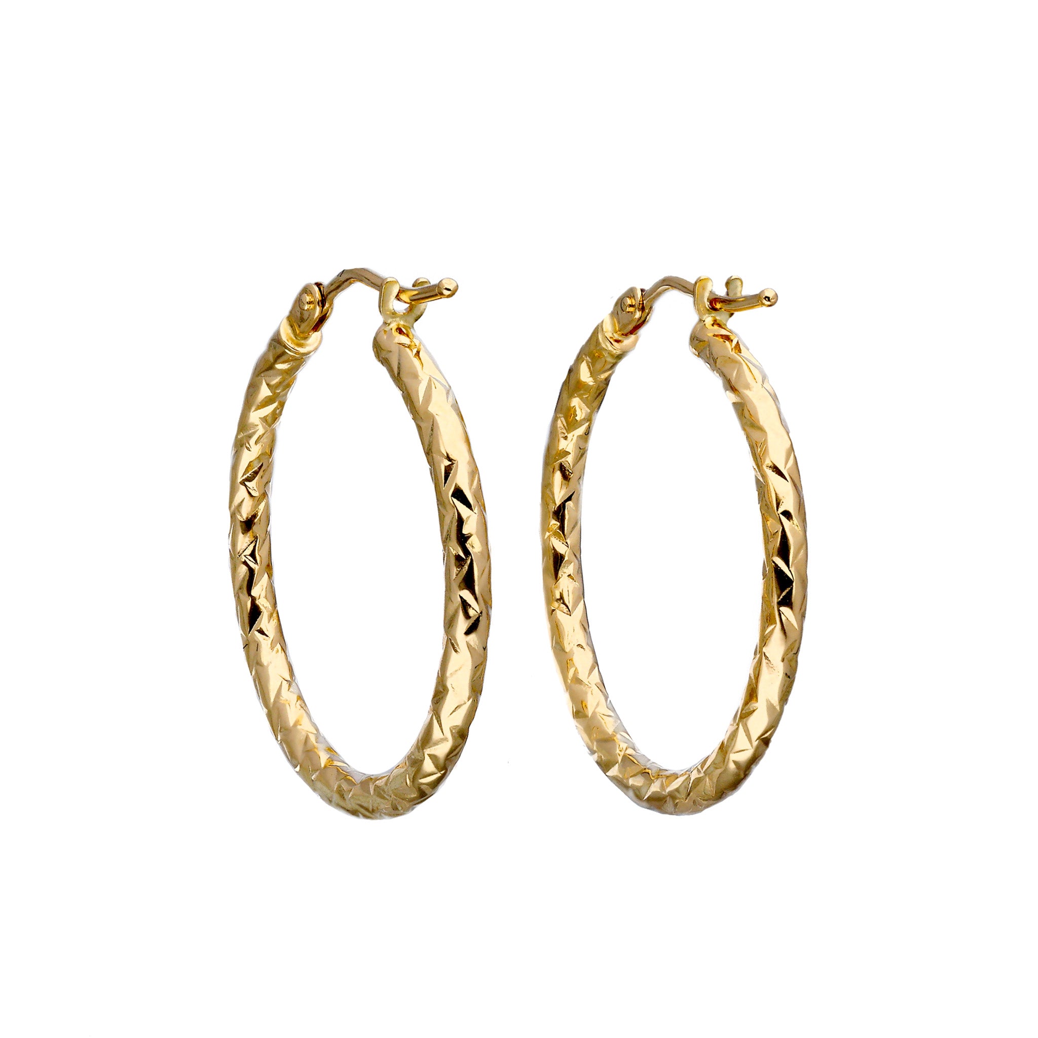 K18ピアス(フープ/イタリア製)《25T10272》