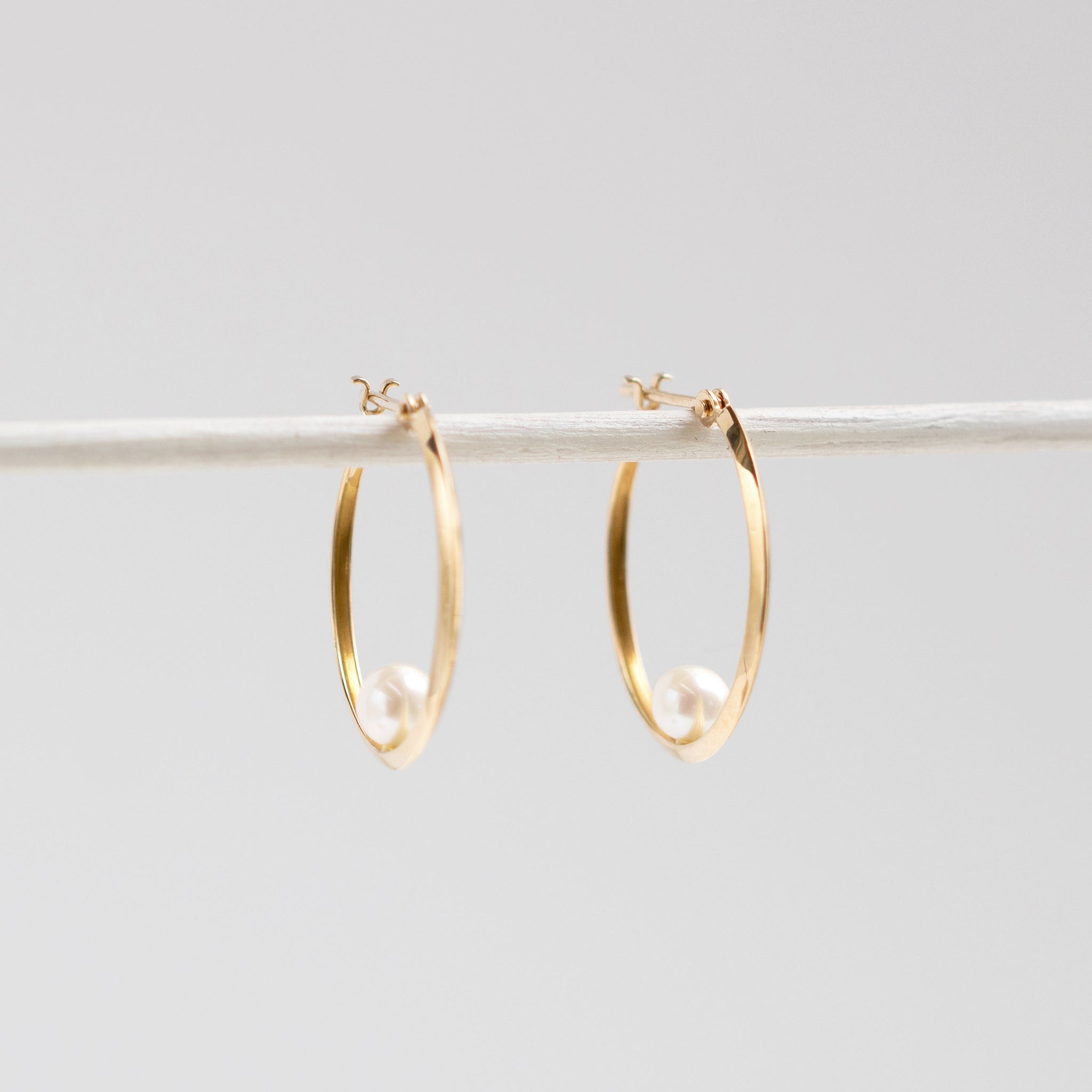 【限定1点】パール/K18ピアス(アコヤ真珠/6月誕生石)《25T10284》