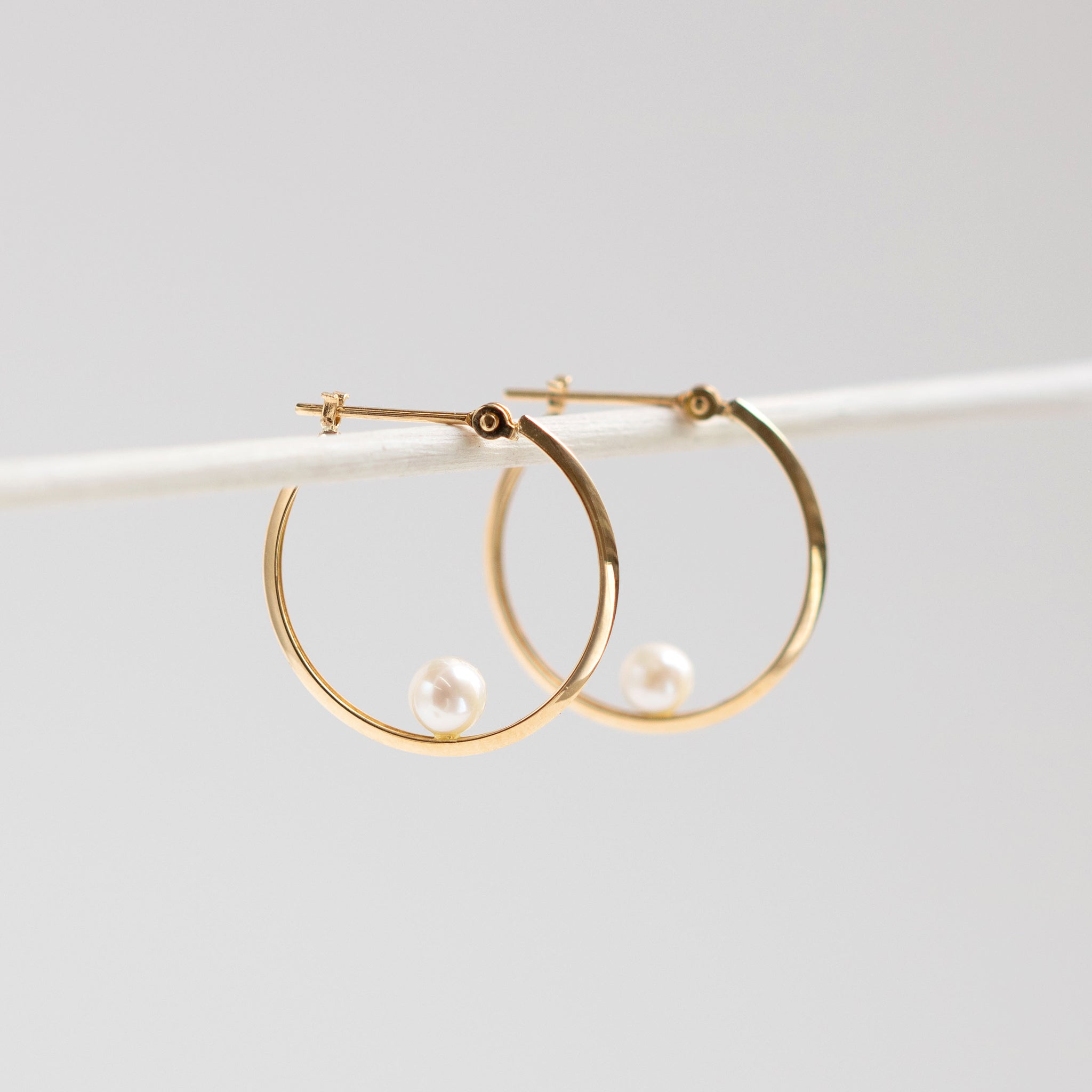 【限定1点】パール/K18ピアス(アコヤ真珠/6月誕生石)《25T10284》