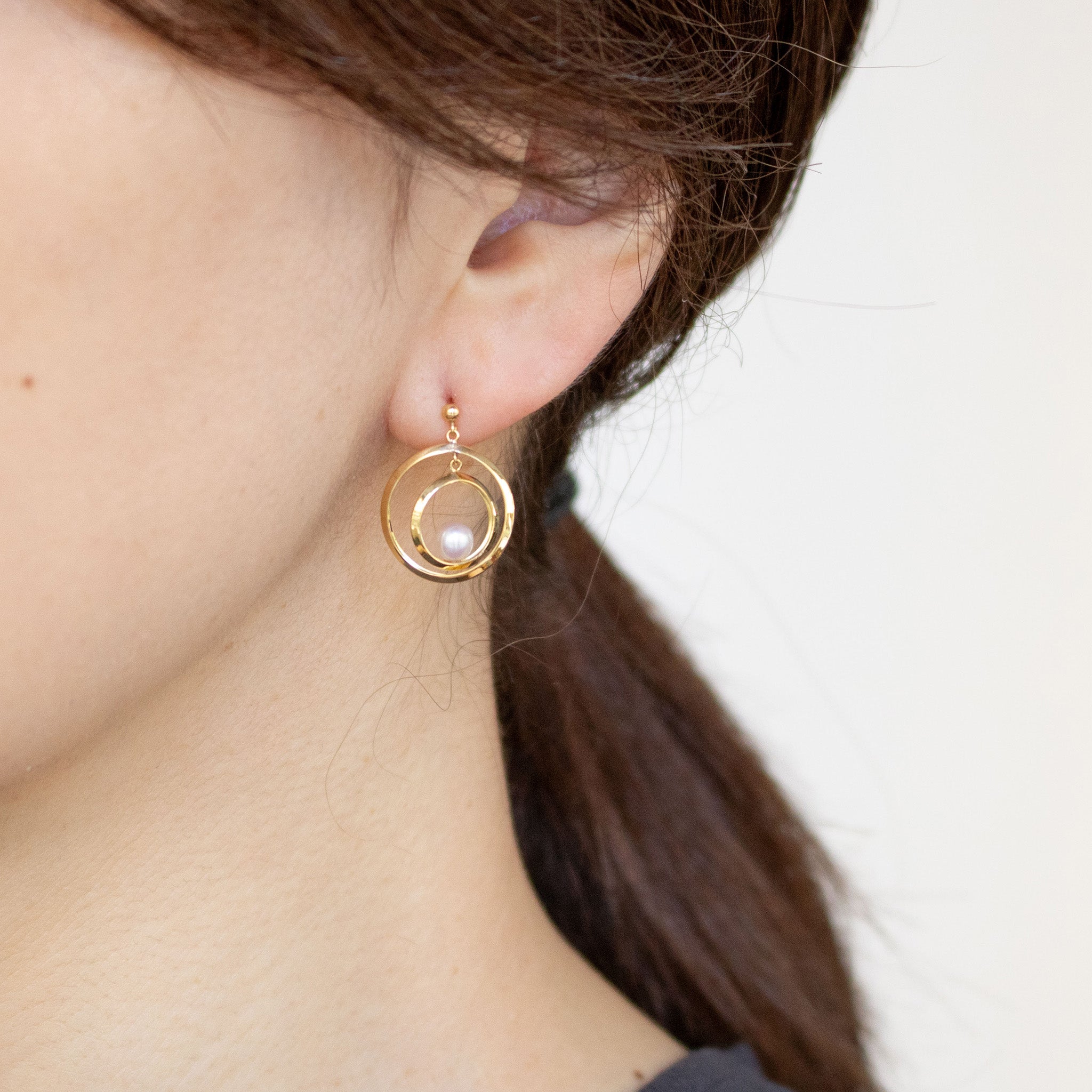 【限定1点】パール/K18ピアス(アコヤ真珠/6月誕生石)《25T10285》