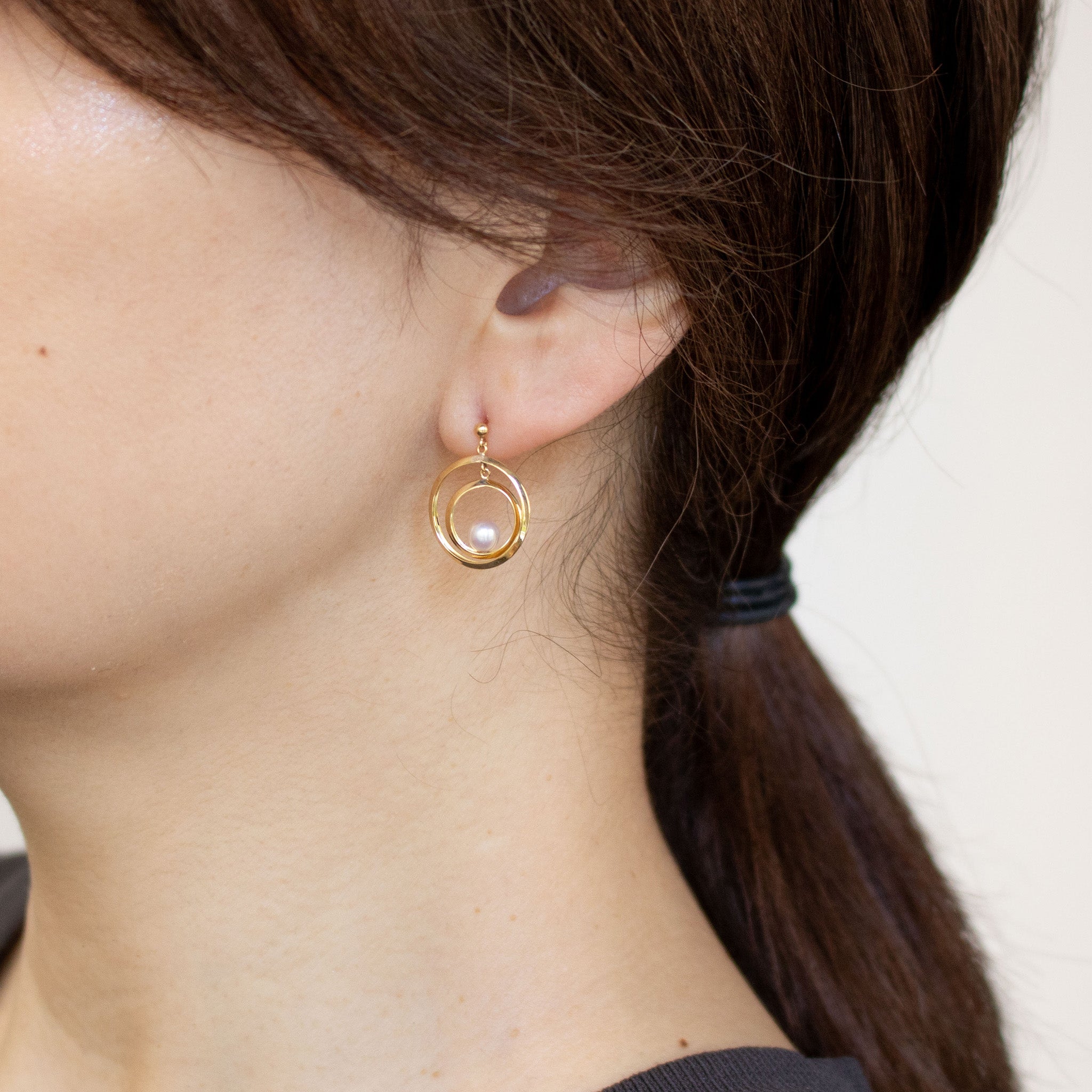 【限定1点】パール/K18ピアス(アコヤ真珠/6月誕生石)《25T10285》