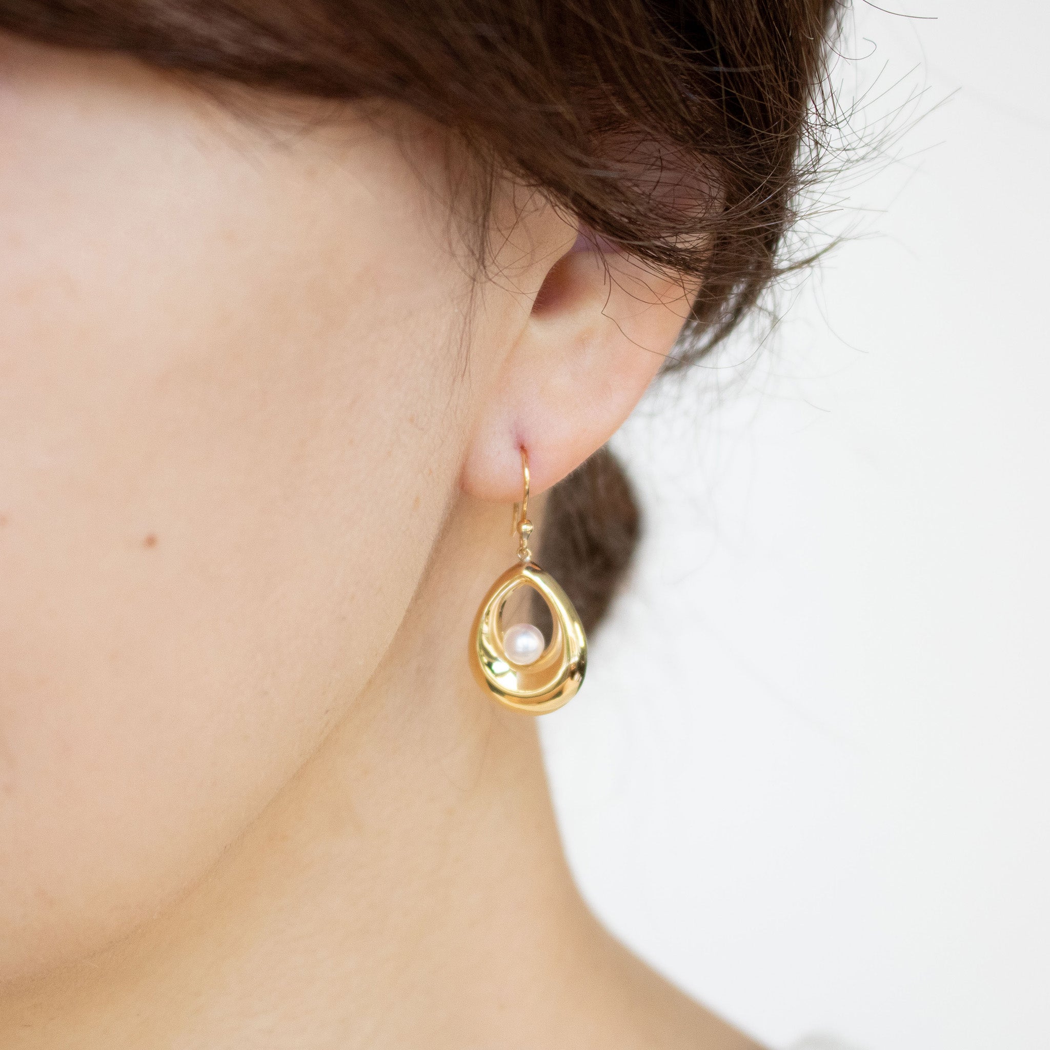 【限定1点】パール/K18ピアス(アコヤ真珠/6月誕生石)《25T10286》