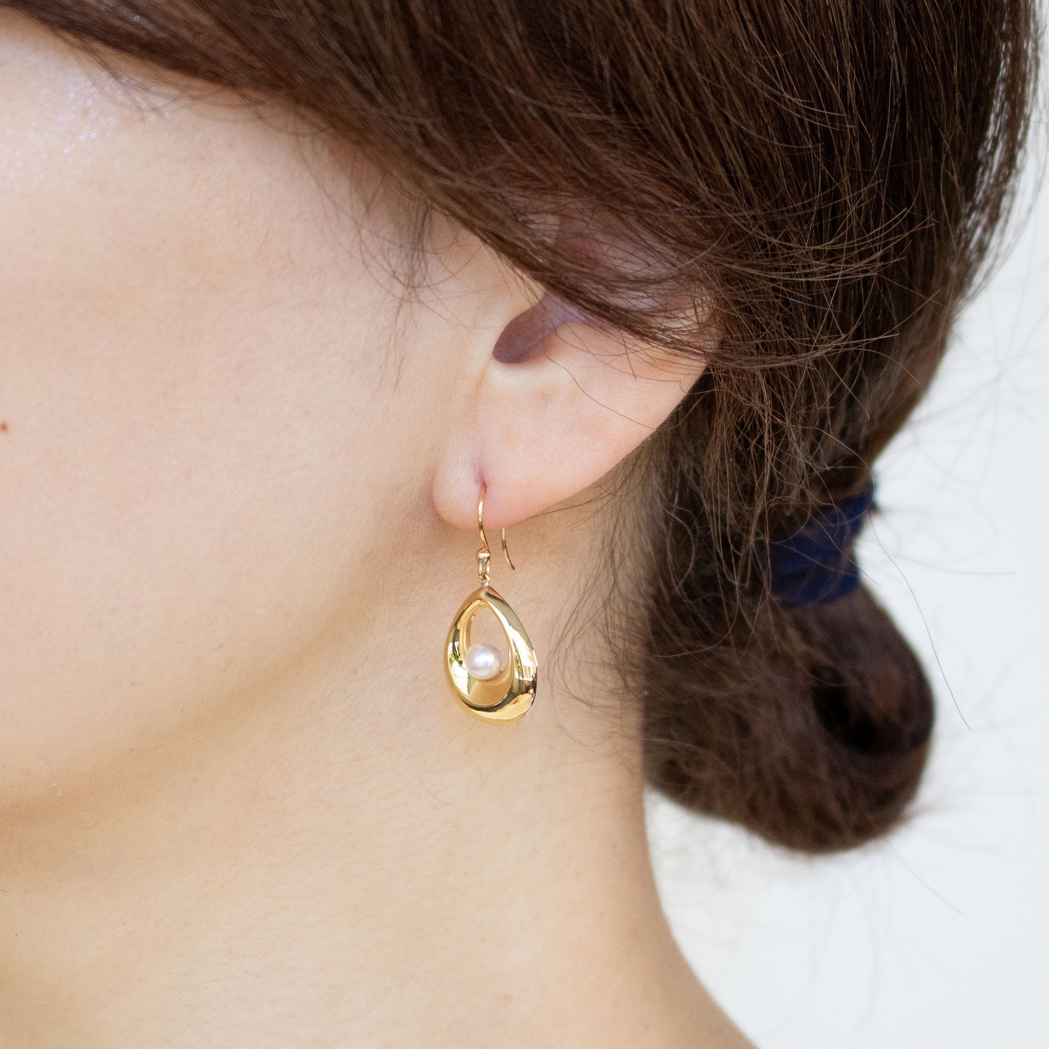 【限定1点】パール/K18ピアス(アコヤ真珠/6月誕生石)《25T10286》