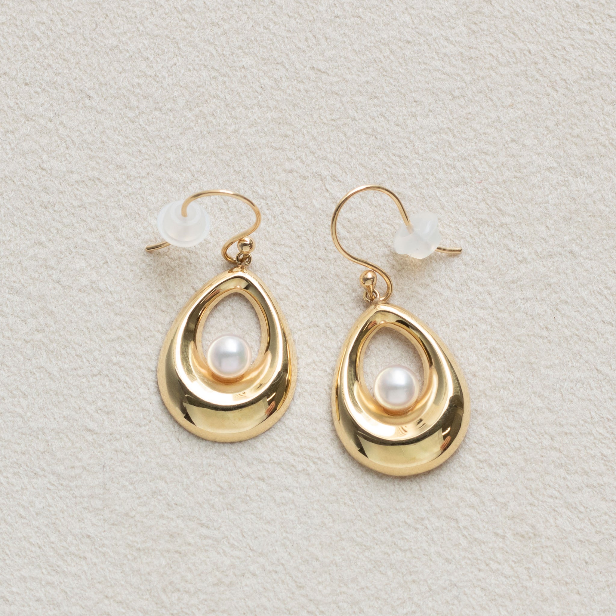 【限定1点】パール/K18ピアス(アコヤ真珠/6月誕生石)《25T10286》