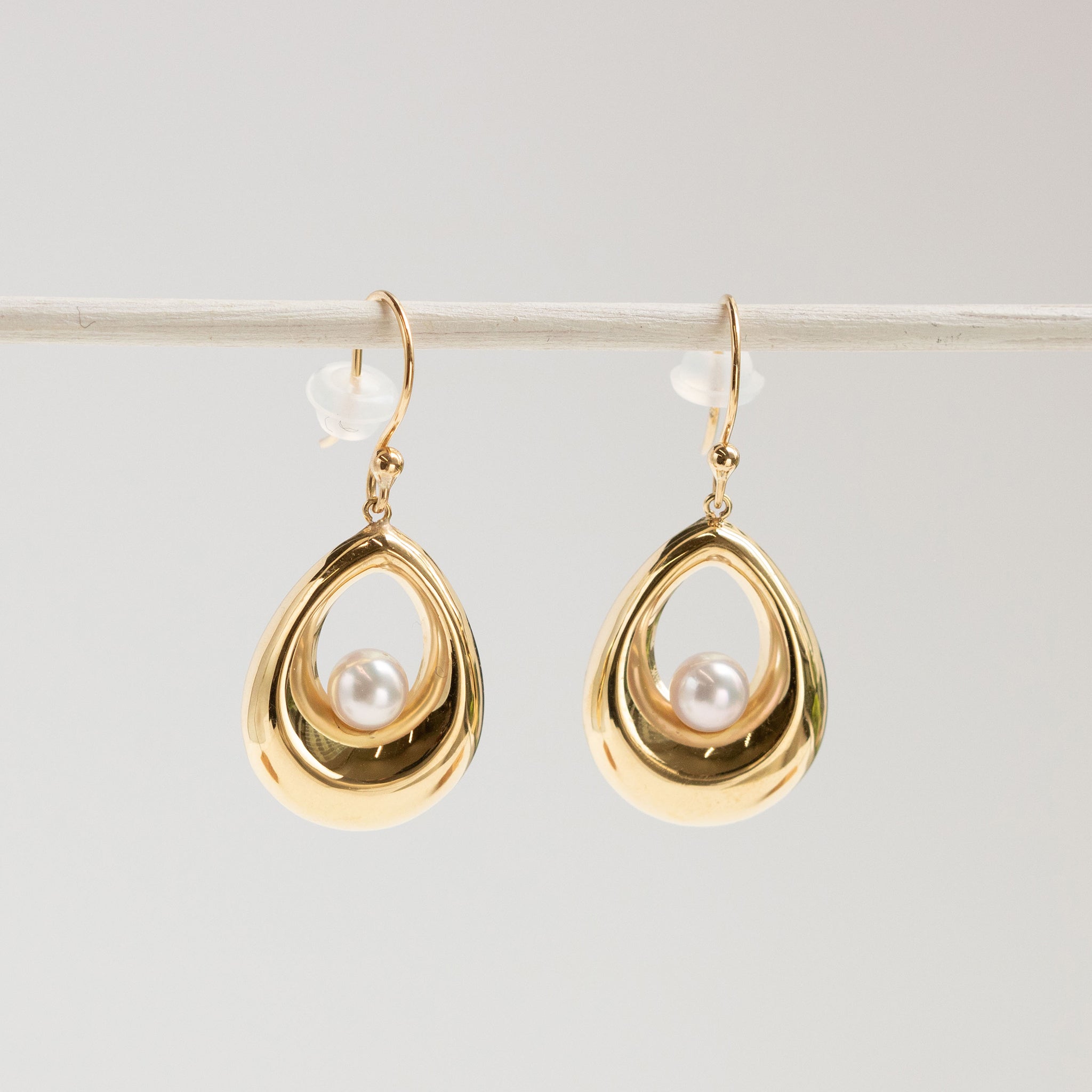 【限定1点】パール/K18ピアス(アコヤ真珠/6月誕生石)《25T10286》