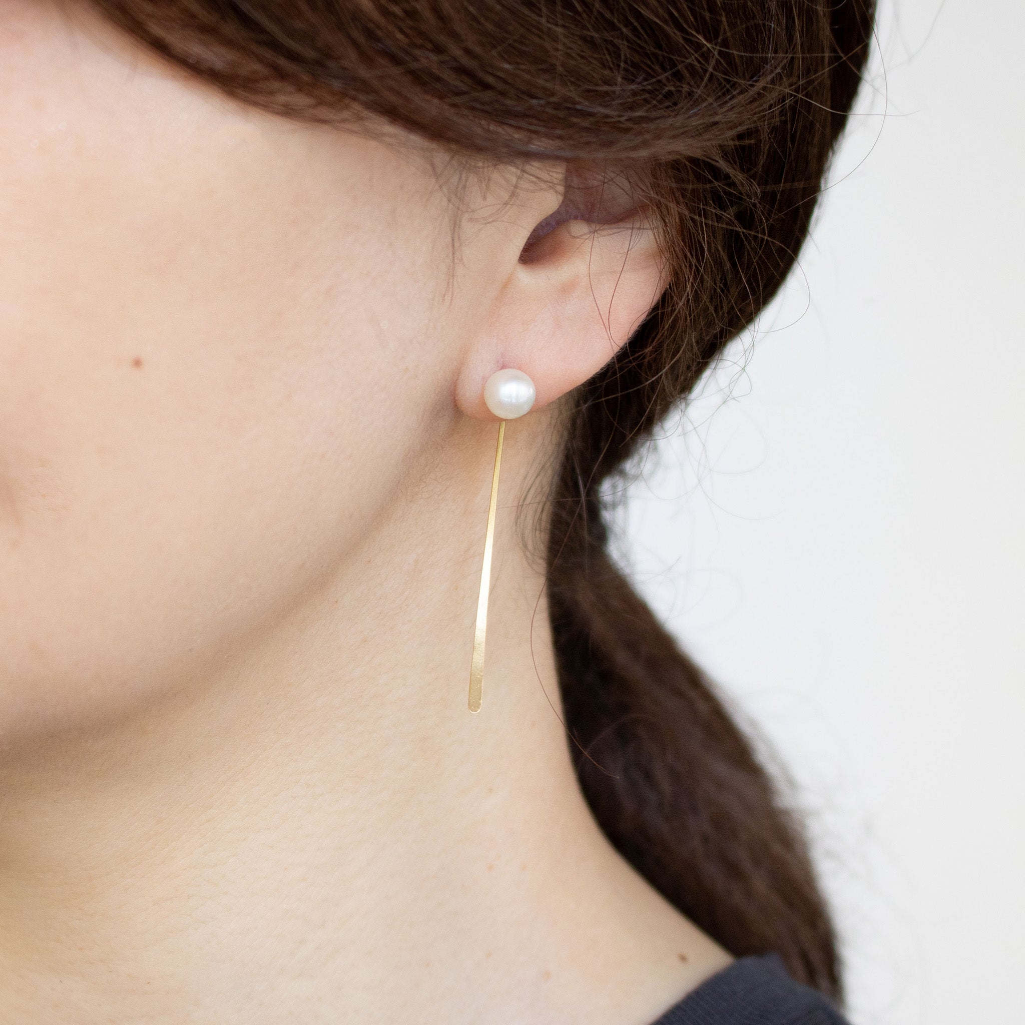 【限定1点】パール/K18ピアス(淡水真珠/6月誕生石)《25T10287》