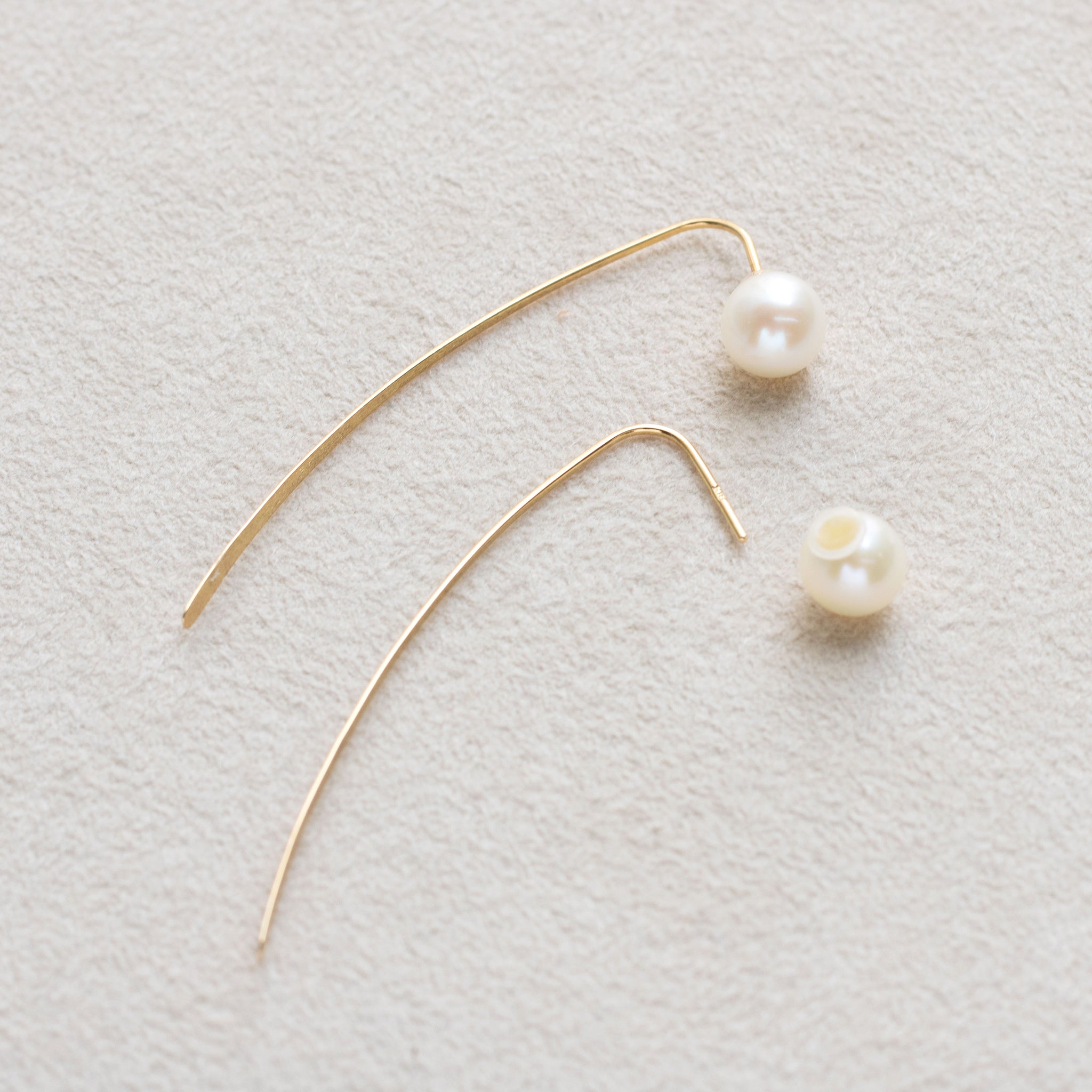 【限定1点】パール/K18ピアス(淡水真珠/6月誕生石)《25T10287》