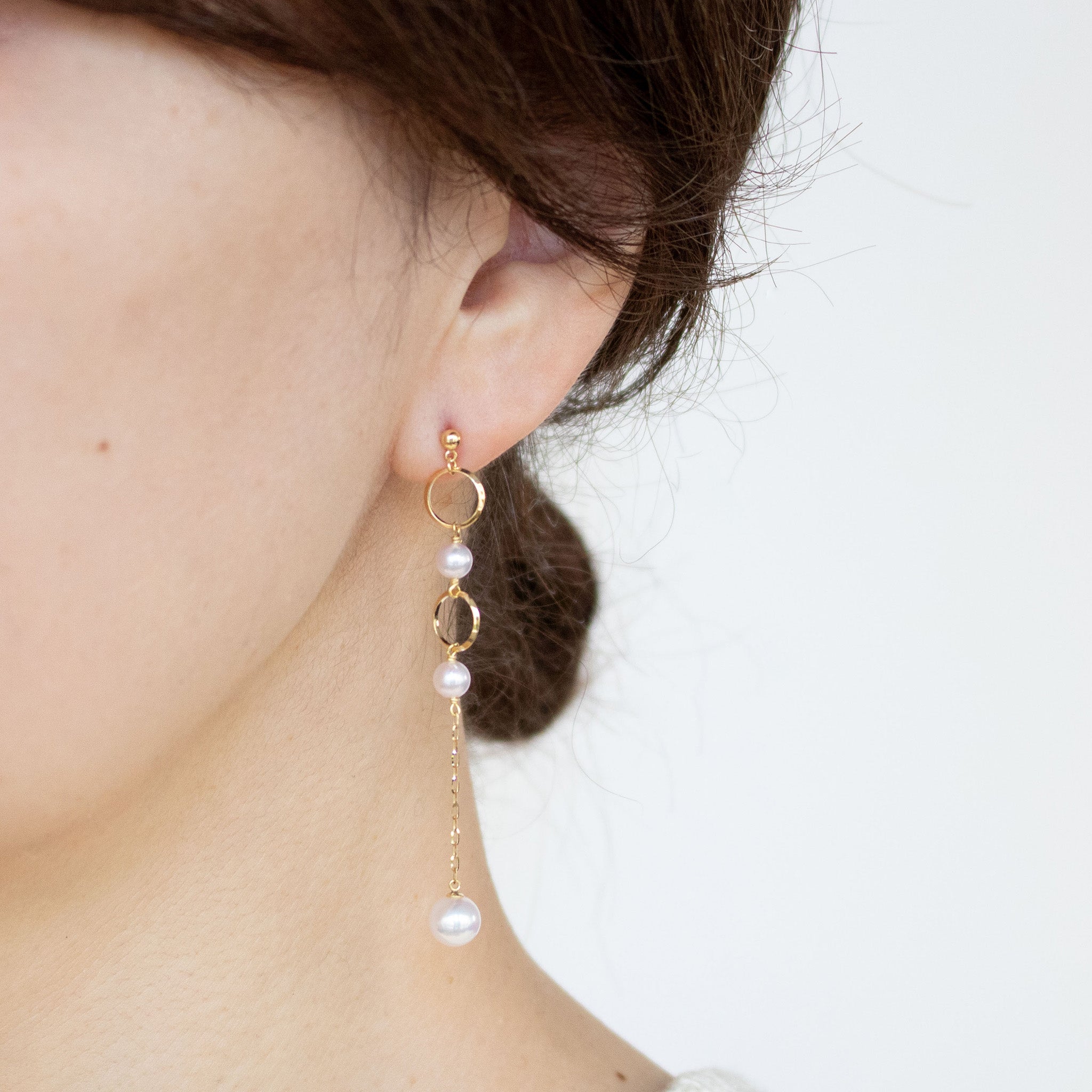 【限定1点】パール/K18ピアス(アコヤ真珠/6月誕生石)《25T10288》