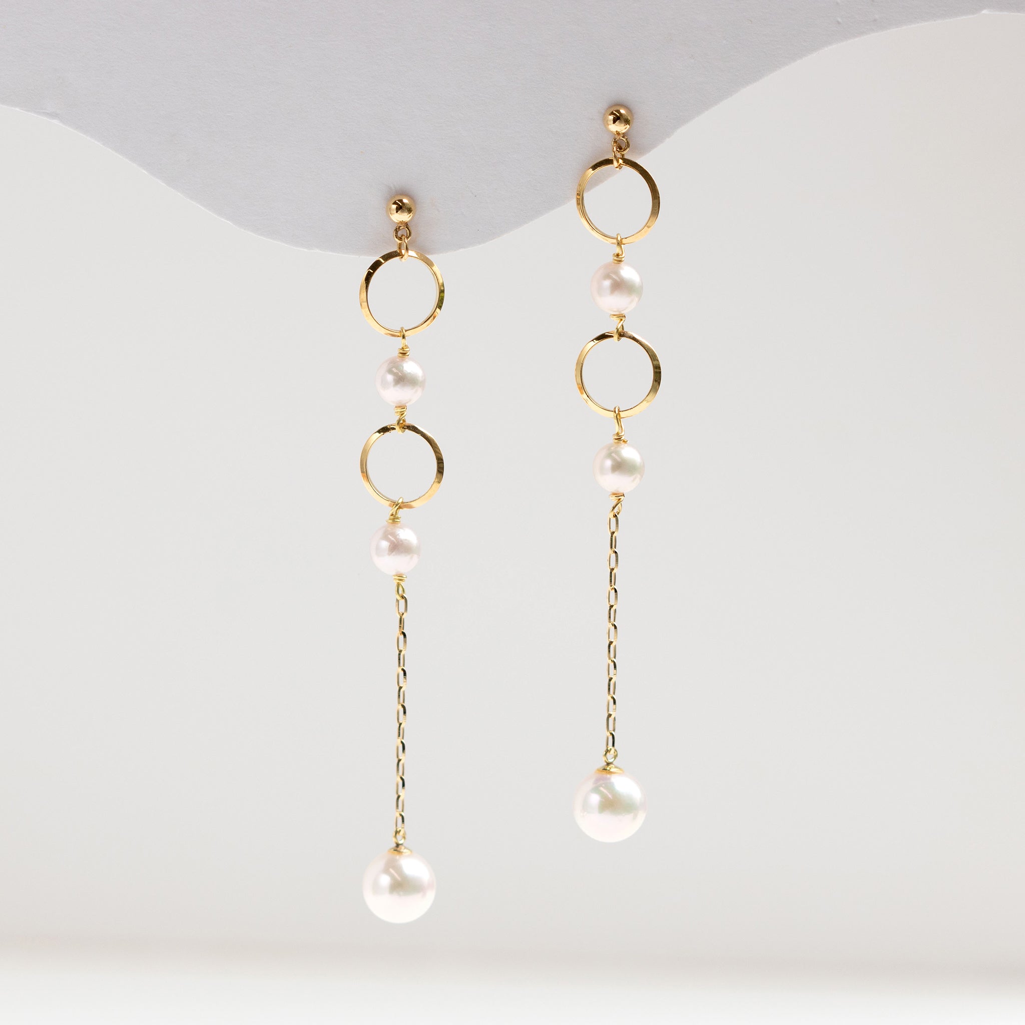 【限定1点】パール/K18ピアス(アコヤ真珠/6月誕生石)《25T10288》