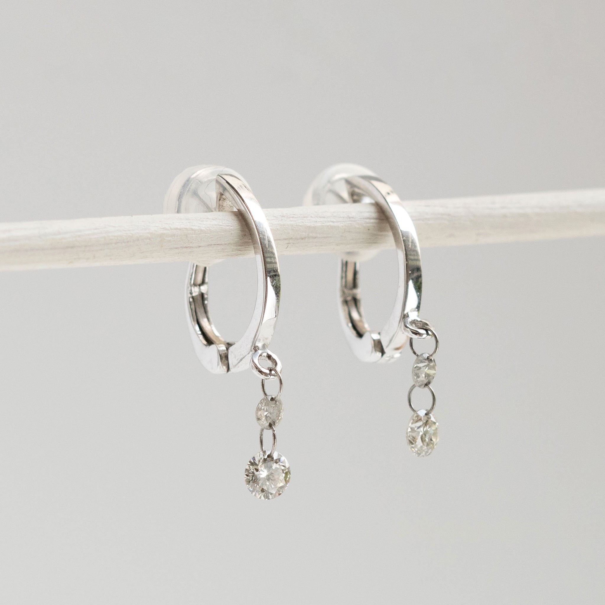 【限定2点】ダイヤモンド K18リング(レーザーホール/4月誕生石)《25T10293》