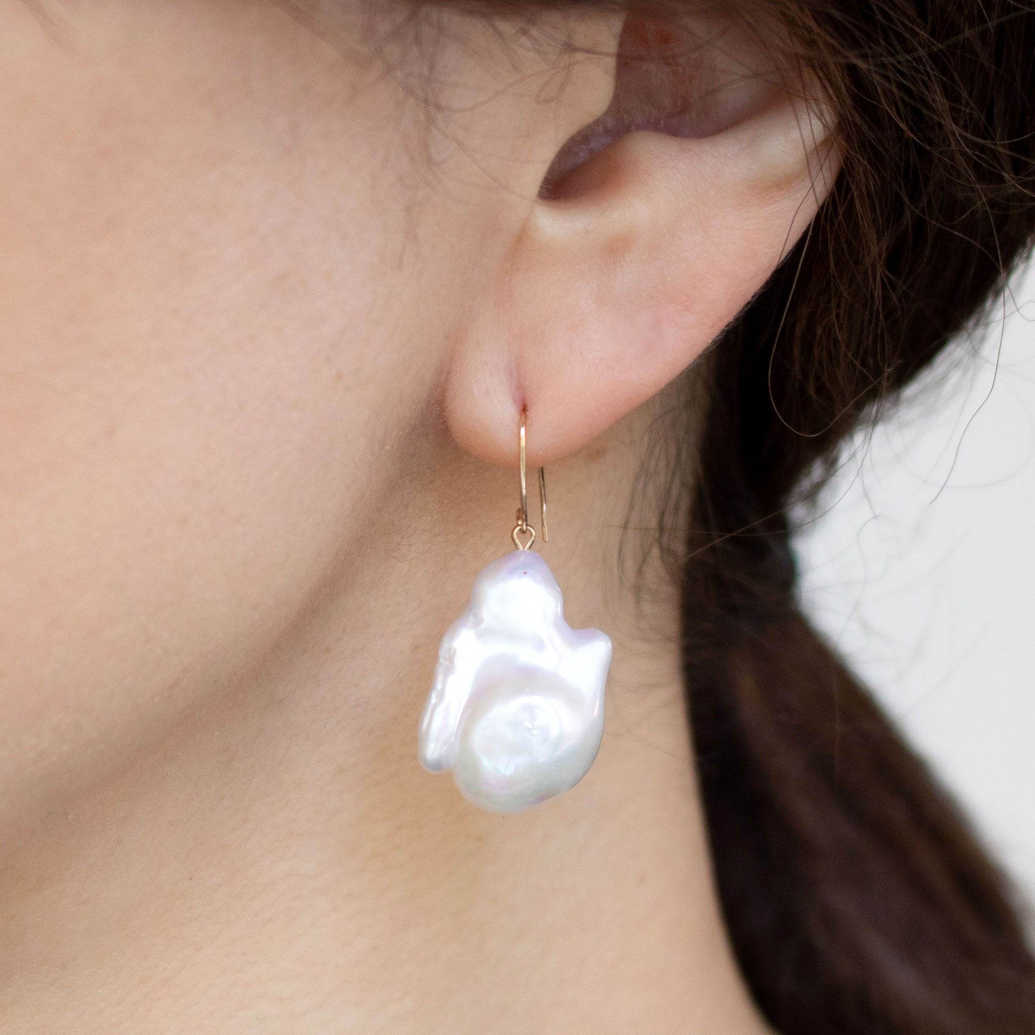 【限定1点】パール K10ピアス(淡水真珠/6月誕生石)《25T10294》