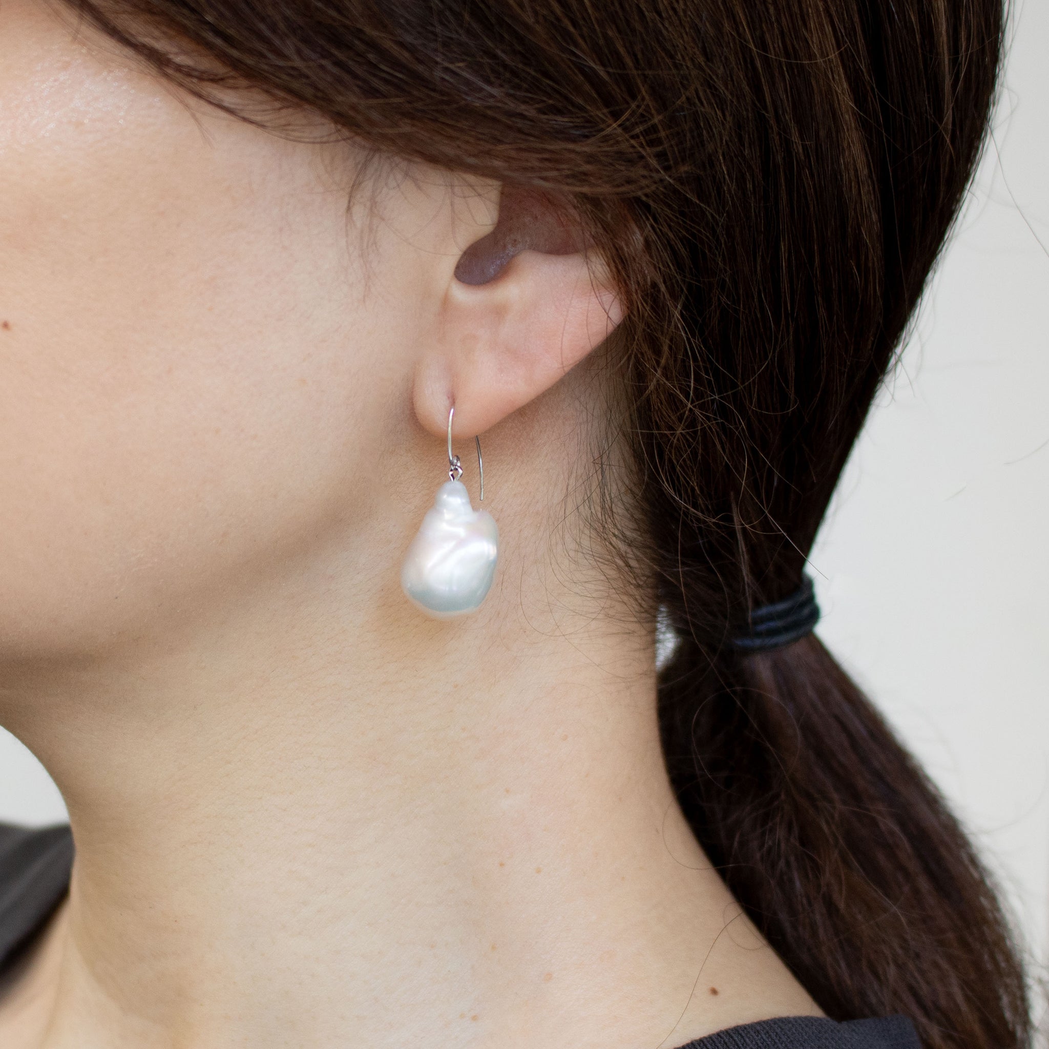 【限定1点】パール K10ピアス(淡水真珠/6月誕生石)《25T10295》