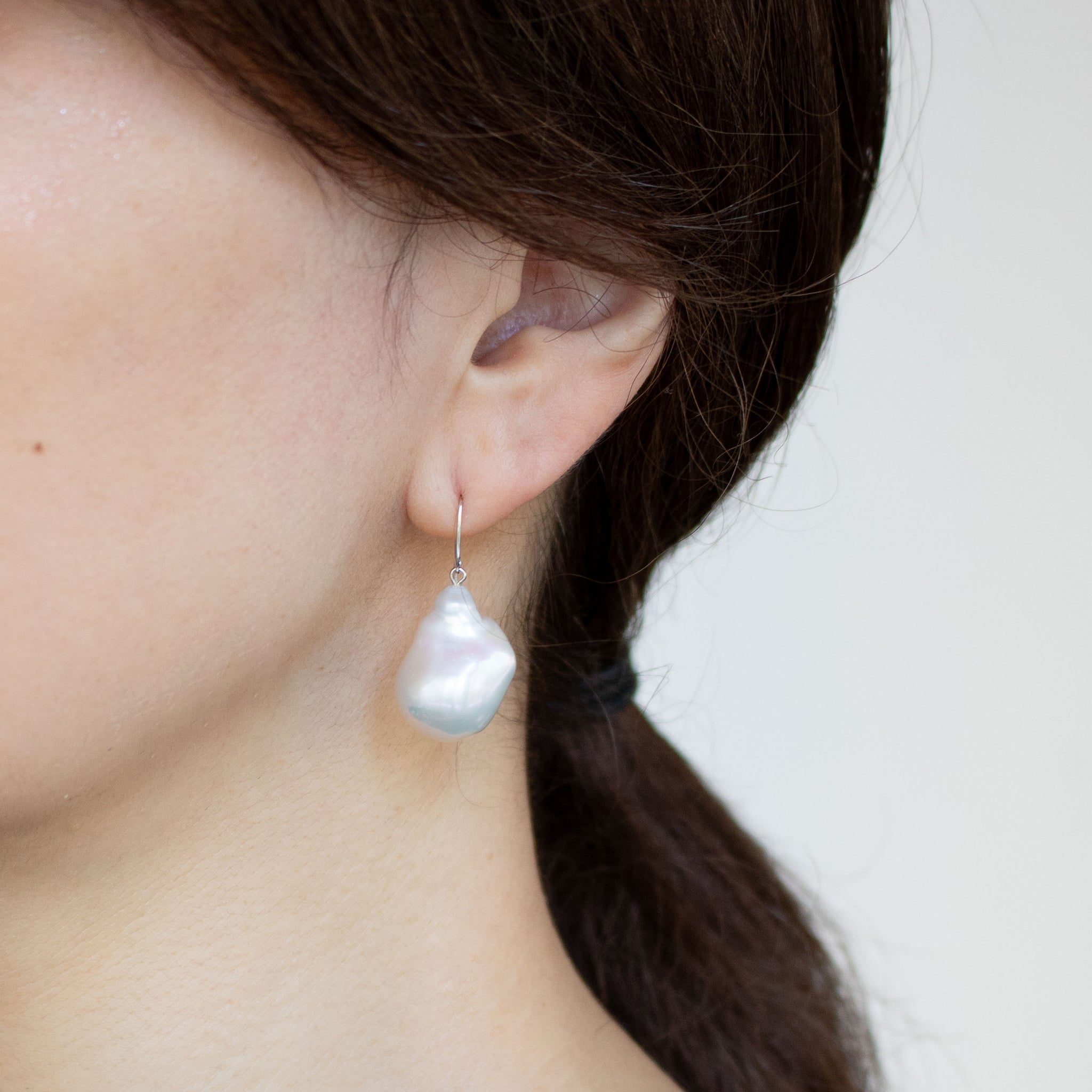 【限定1点】パール K10ピアス(淡水真珠/6月誕生石)《25T10295》