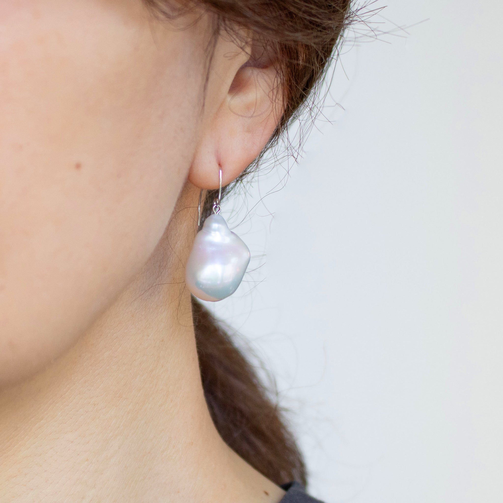 【限定1点】パール K10ピアス(淡水真珠/6月誕生石)《25T10295》