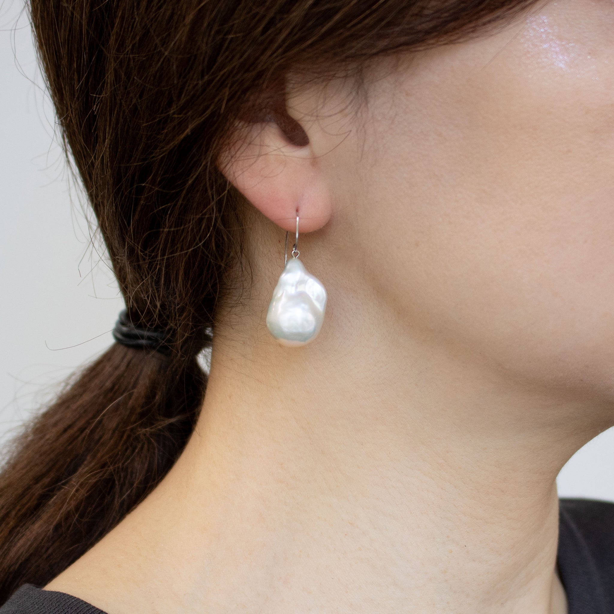 【限定1点】パール K10ピアス(淡水真珠/6月誕生石)《25T10295》