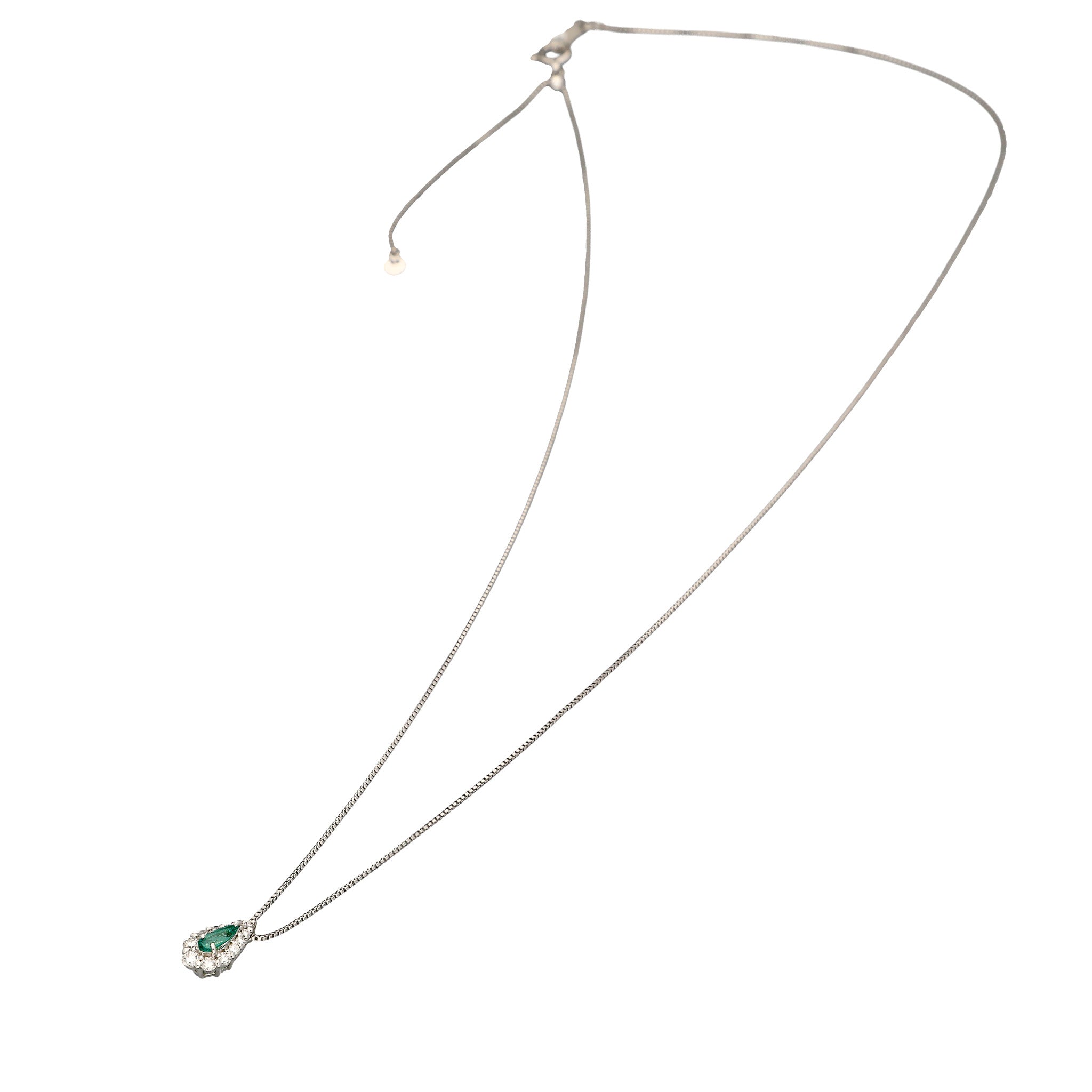 【限定1点】グリーンアウイナイト/ダイヤモンド プラチナネックレス(鑑別書付)《25T10303》