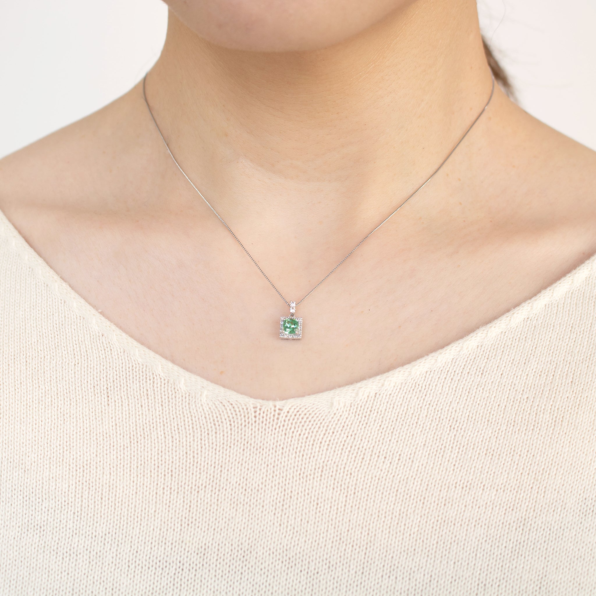 【限定1点】コーネルピン/ダイヤモンド プラチナネックレス(鑑別書付)《25T10312》