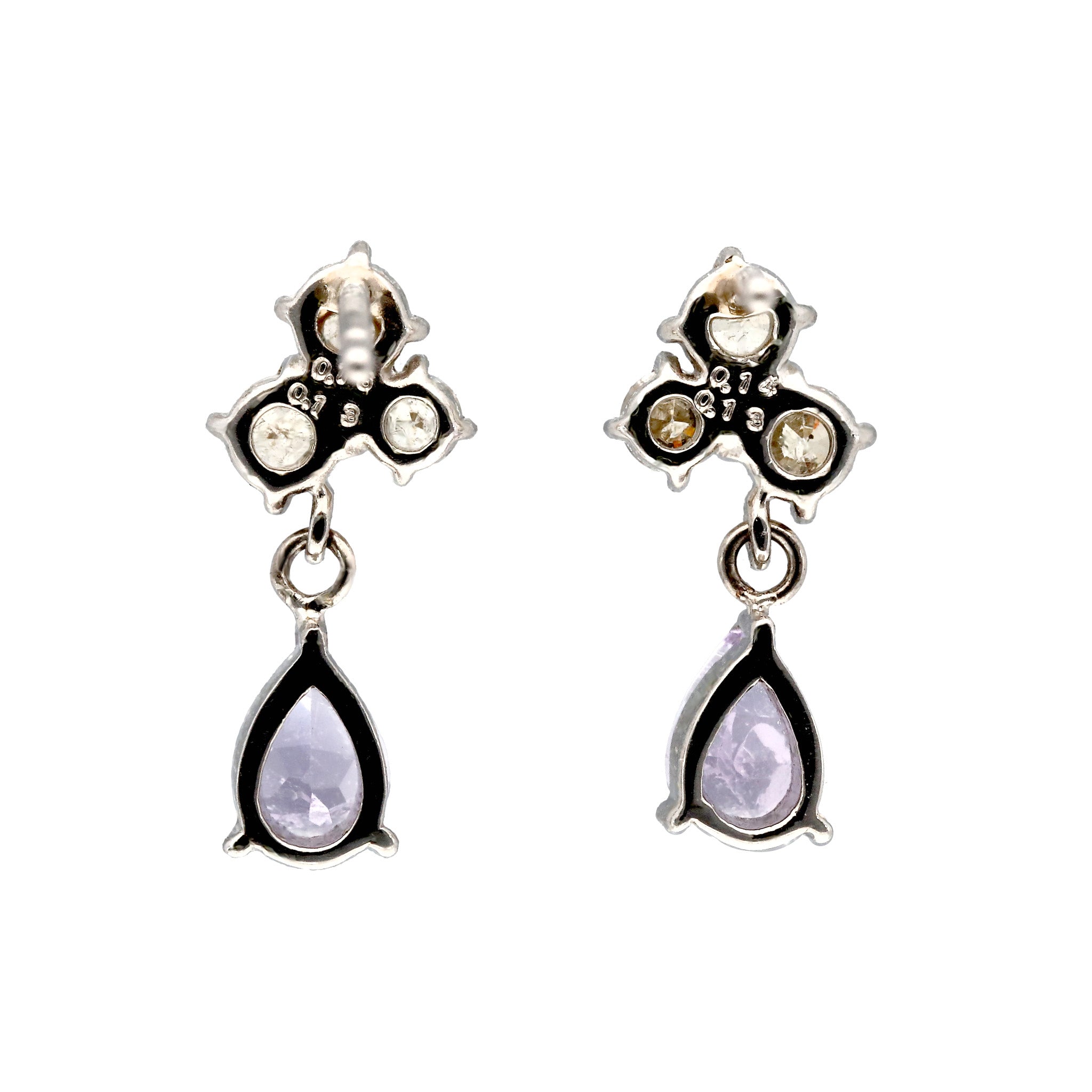 【限定1点】ハックマナイト/ダイヤモンド プラチナピアス《25T10315》