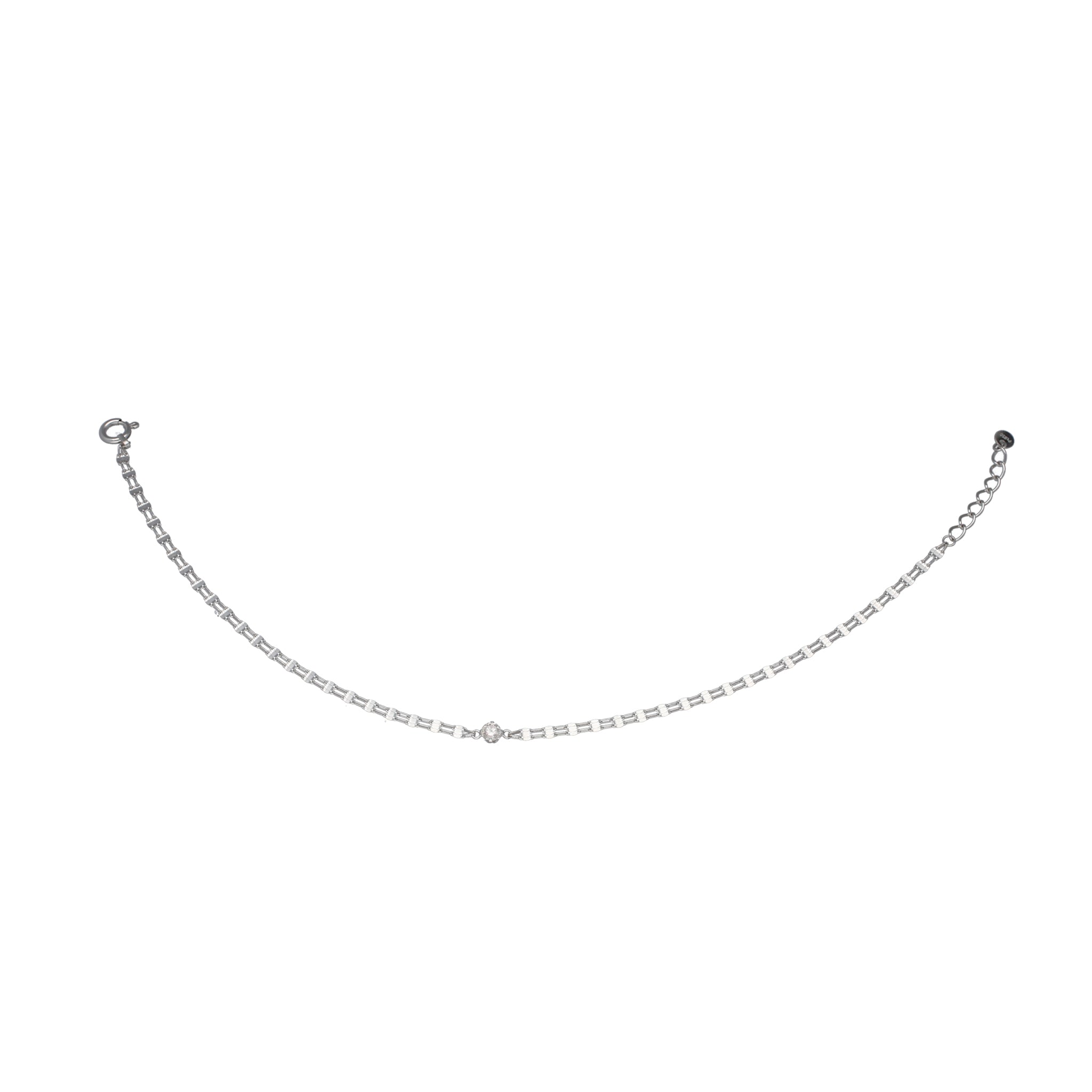 ダイヤモンド プラチナブレスレット(4月誕生石)《25V00305