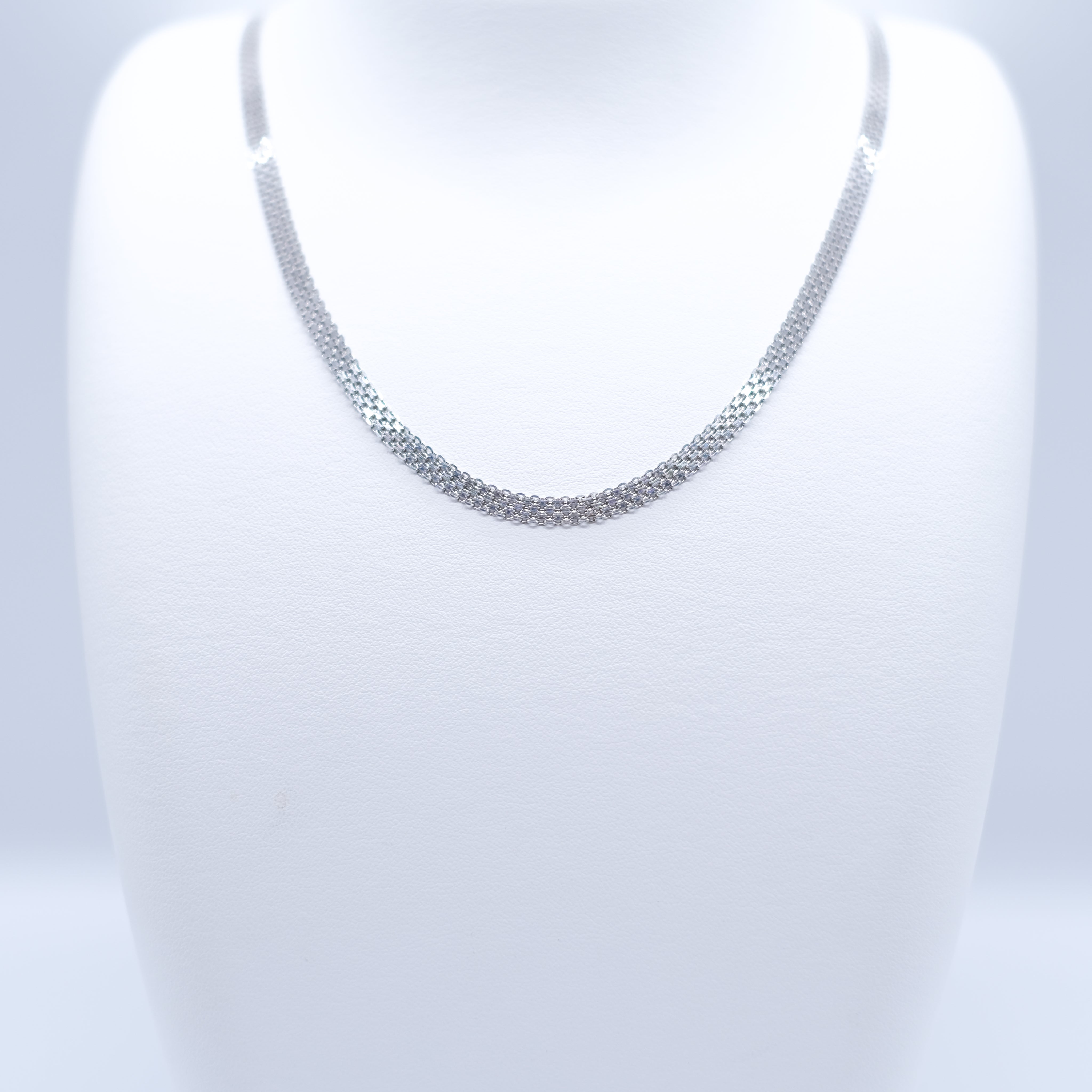 ダイヤモンド プラチナネックレス(ロング/78cm/マグネット式/4月誕生石/鑑別書付)《25V00306》