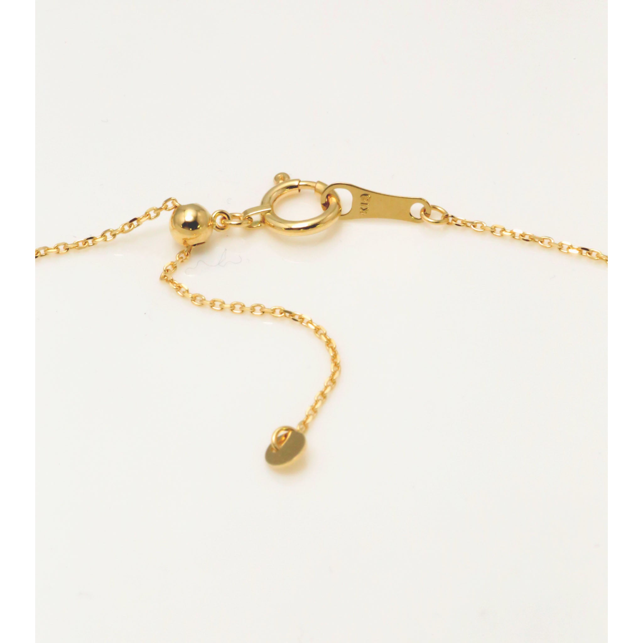 パール/エメラルド K18ネックレス(アコヤ真珠/ヒイラギモチーフ/6月誕生石/鑑別書付)《25V00403》