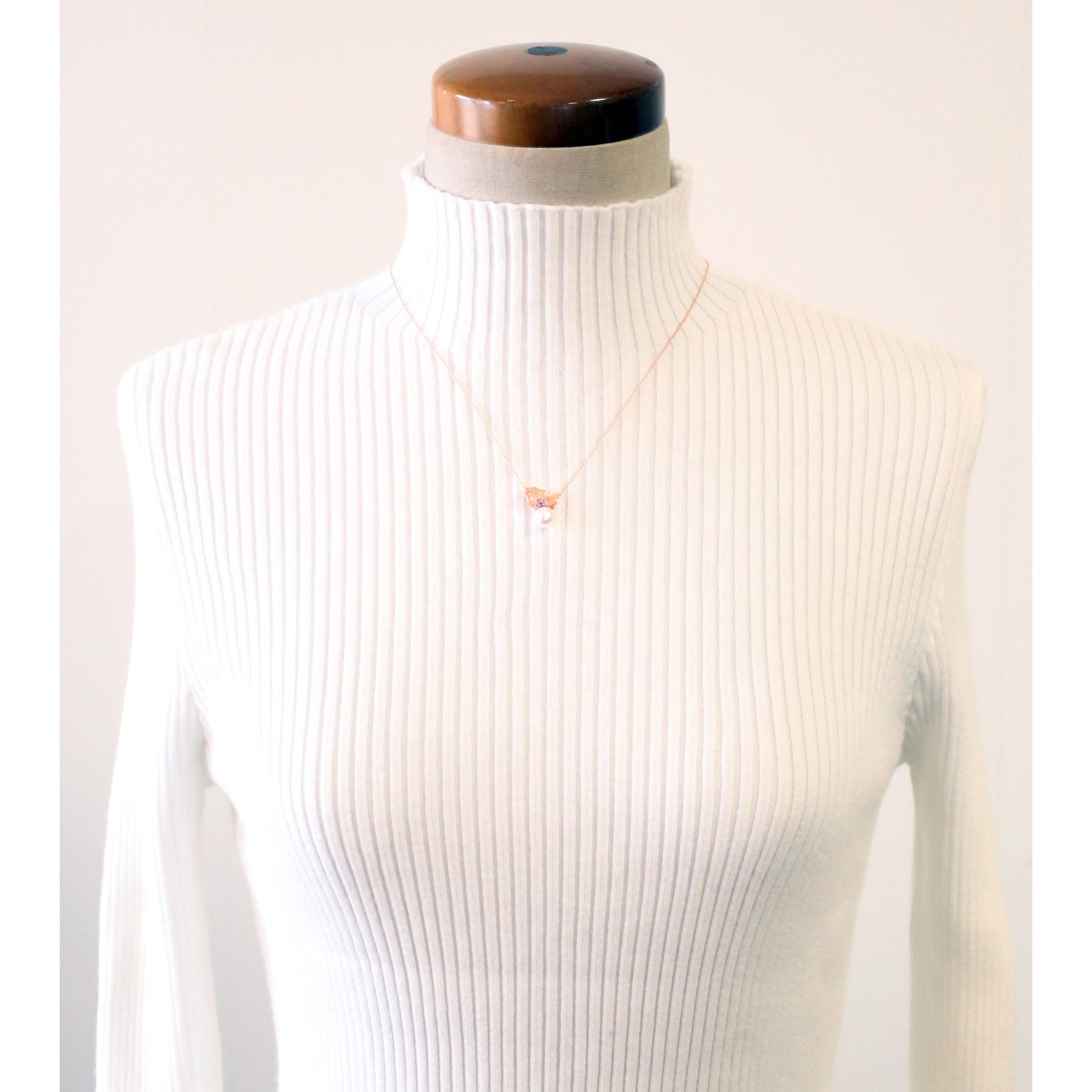 アクセサリー Akki Opal Trefle Necklace | AKISHA（アキーシャ）|金アレ対応/サビない