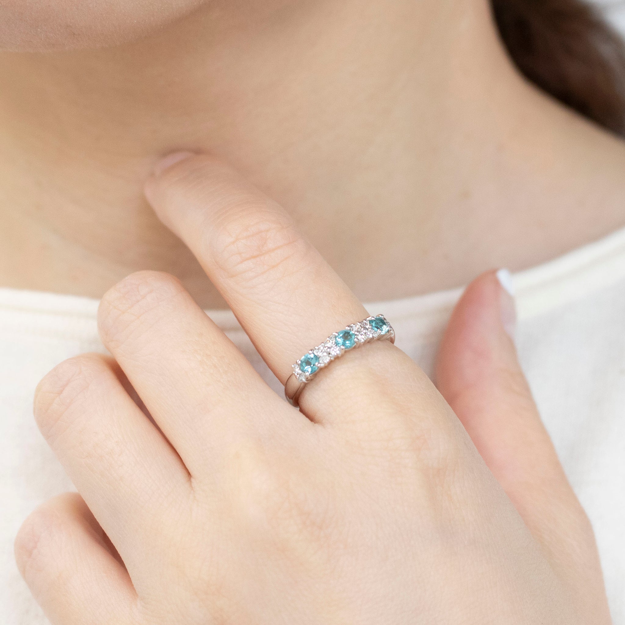 グランディディエライト/ダイヤモンド プラチナリング(鑑別書付)《25V00506》