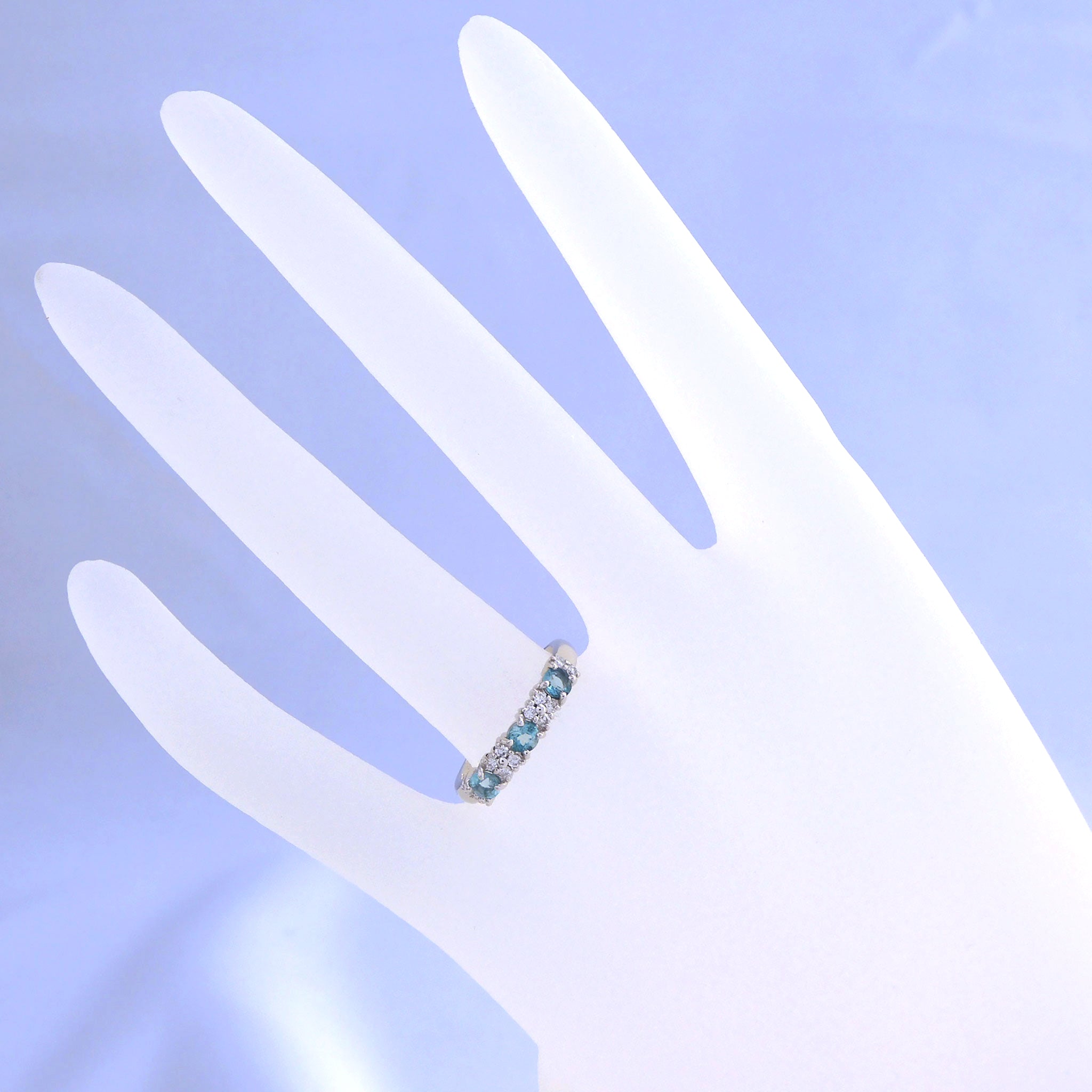 グランディディエライト/ダイヤモンド プラチナリング(鑑別書付)《25V00506》