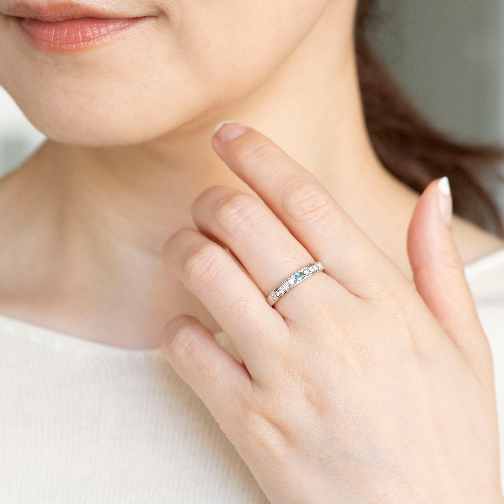 【限定3点】グランディディエライト/ダイヤモンド プラチナリング《25V00507》