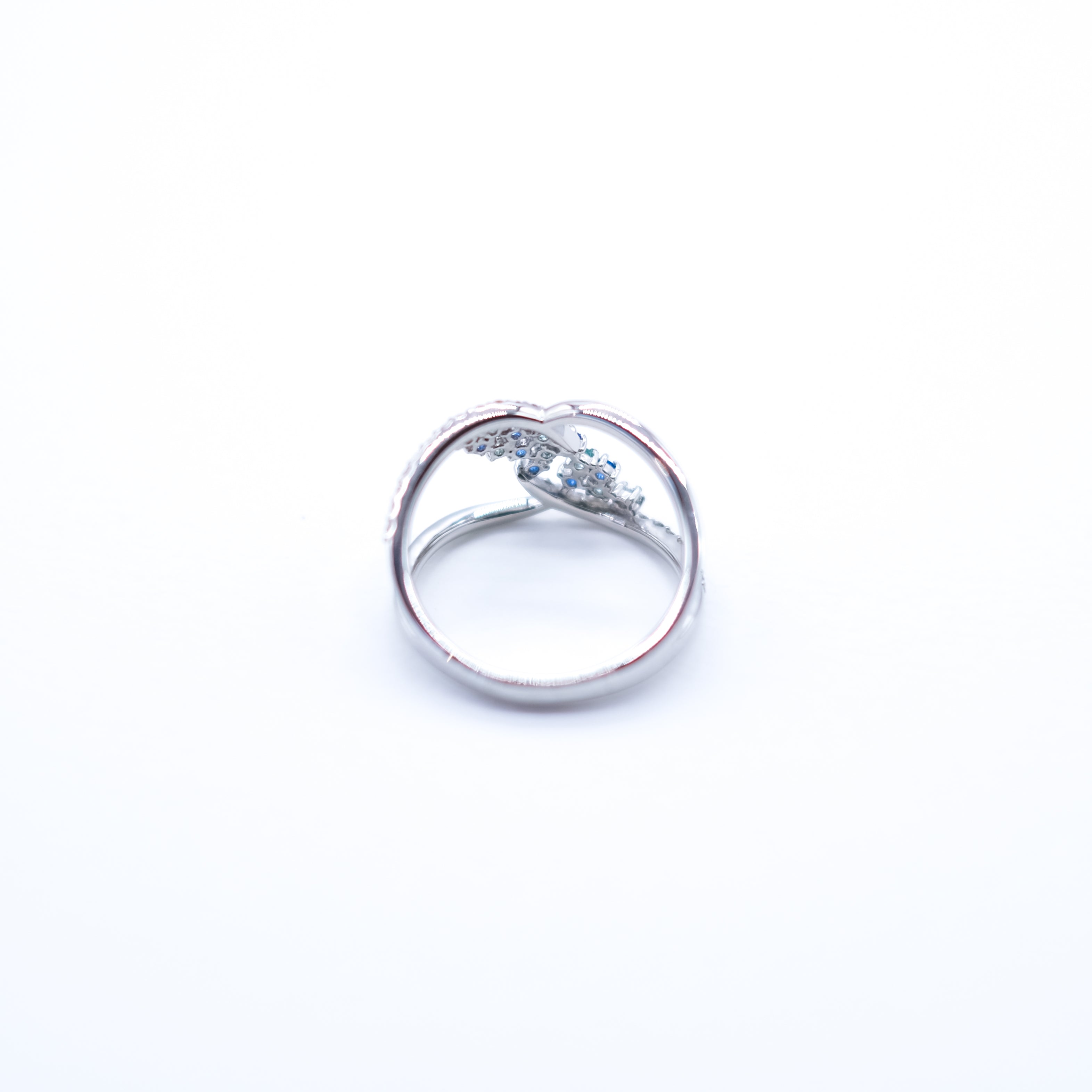 【限定5点】パライバトルマリン/アウイナイト プラチナリング(10月誕生石)《25V00509》