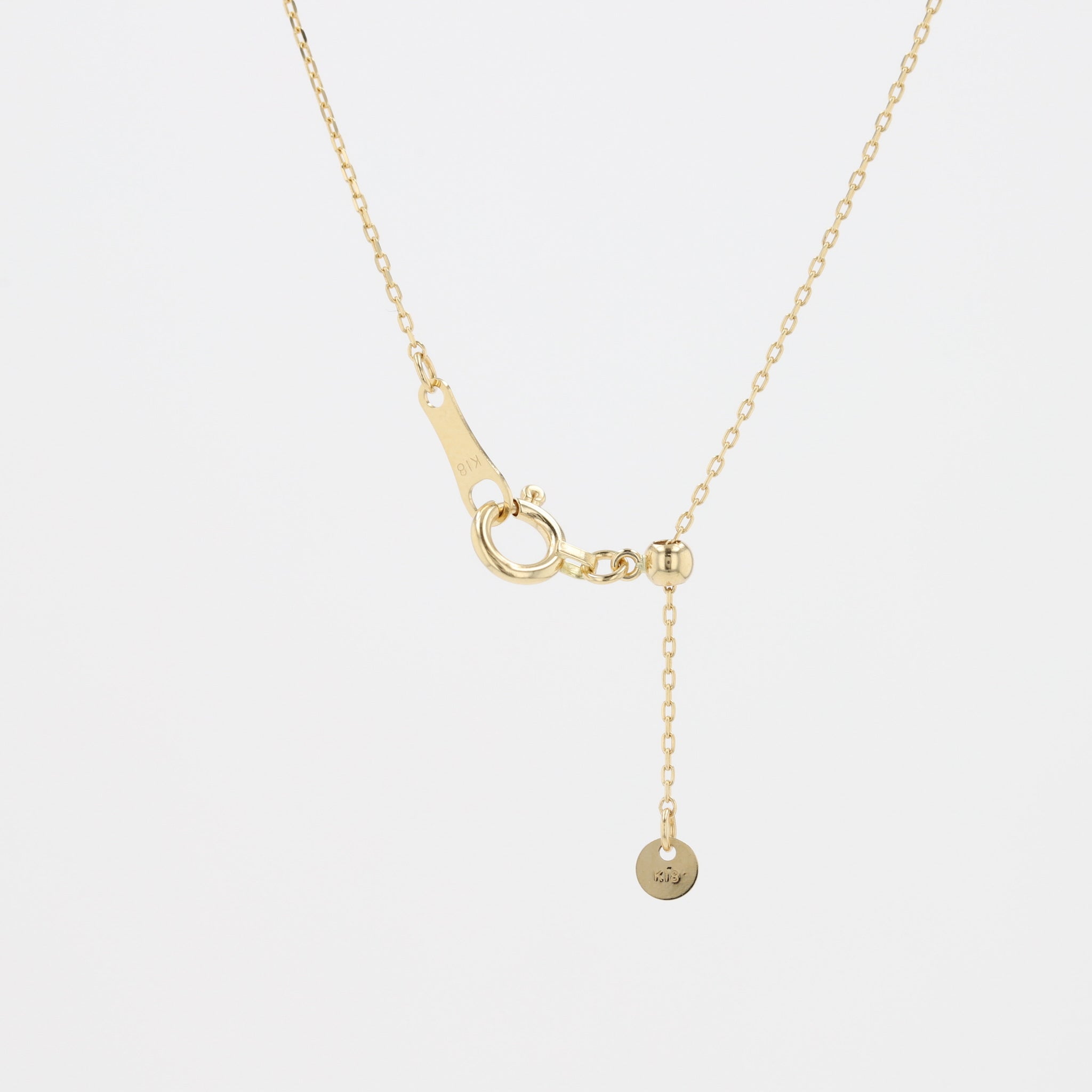 アンデシンラブラドライト/ダイヤモンド K18ネックレス《25V00703》