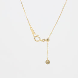 アンデシンラブラドライト/ダイヤモンド K18ネックレス《25V00703》