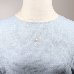 アンデシンラブラドライト/ダイヤモンド K18ネックレス《25V00703》