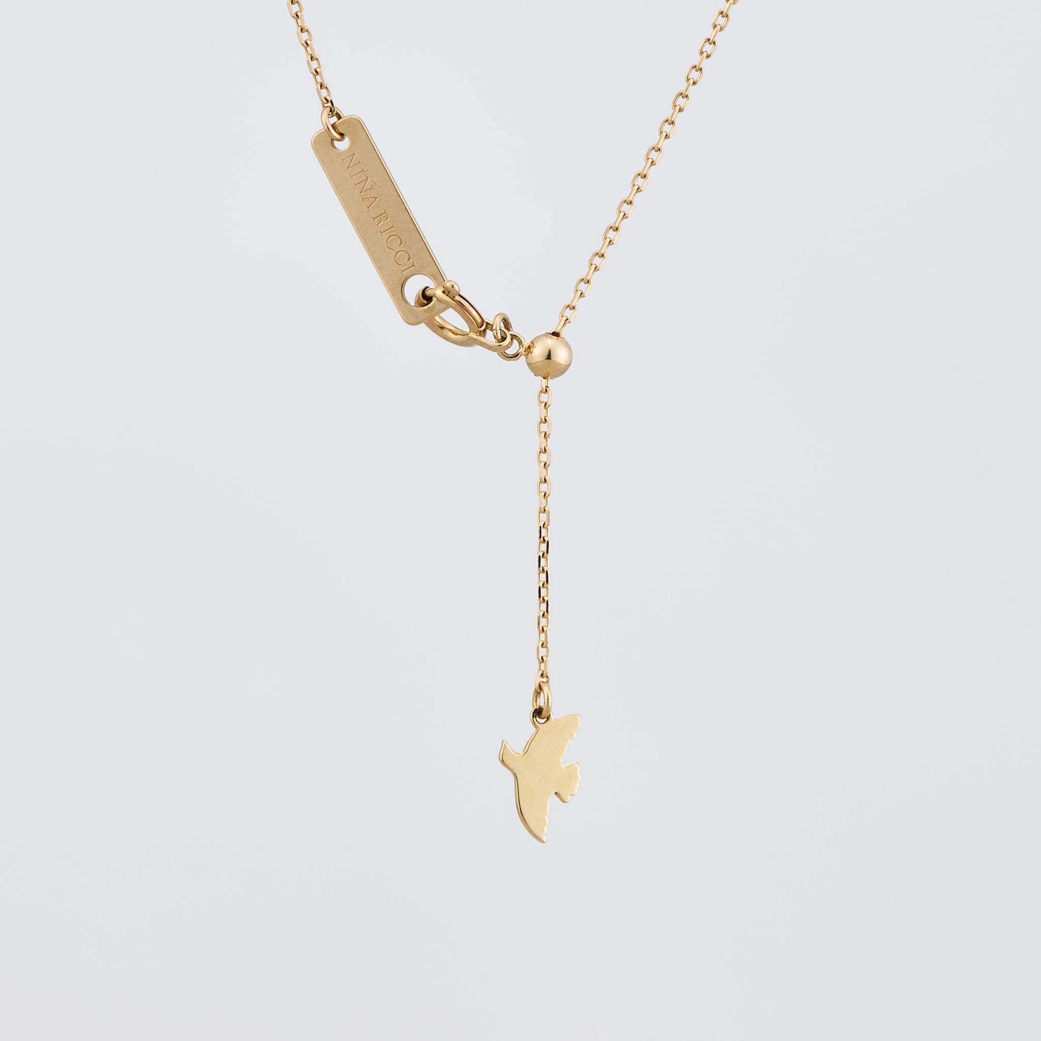 アメシスト/ガーネット K18ネックレス(NINA RICCI)《25V01001》